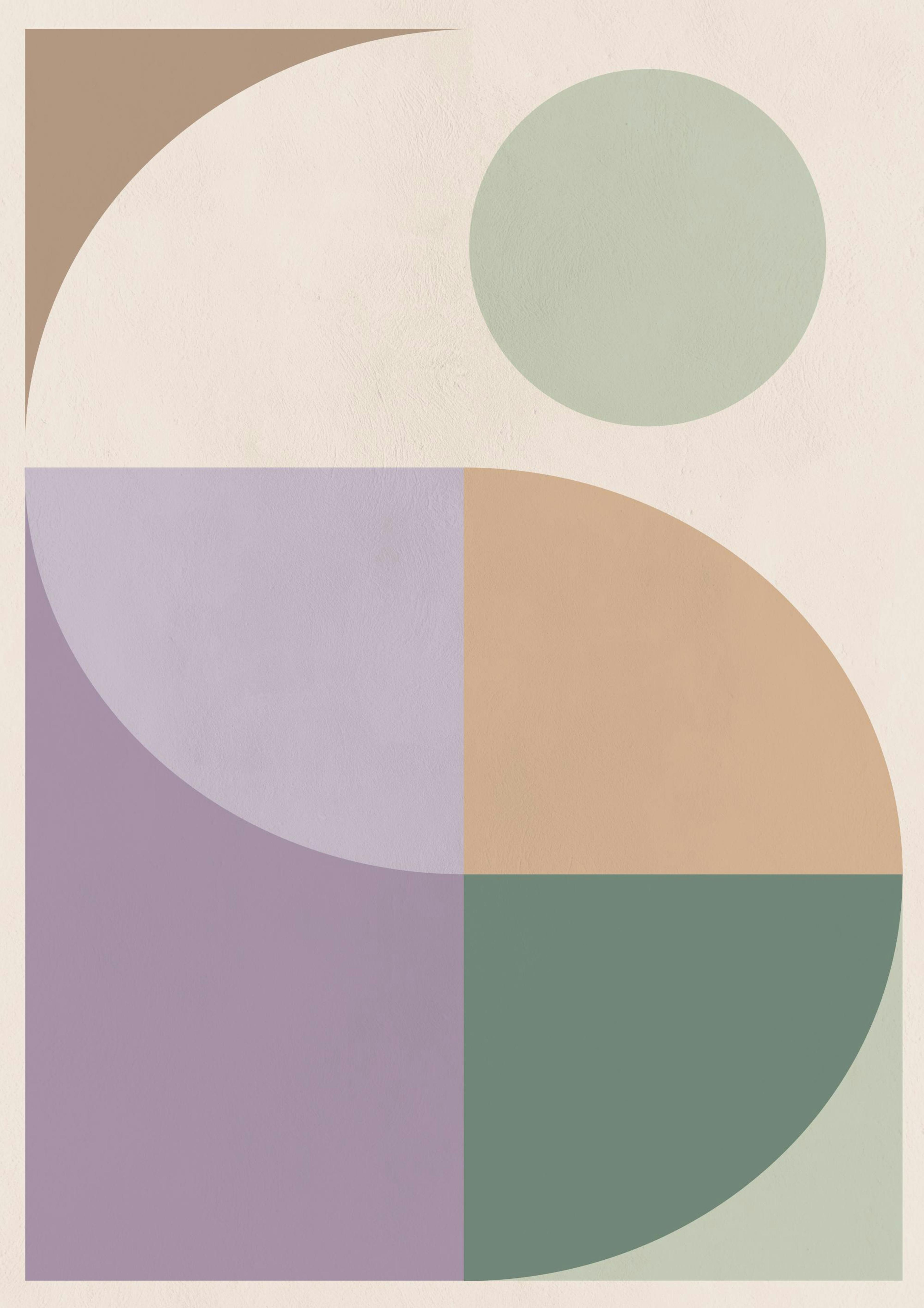 Colorful Shapes No2 Poster 0