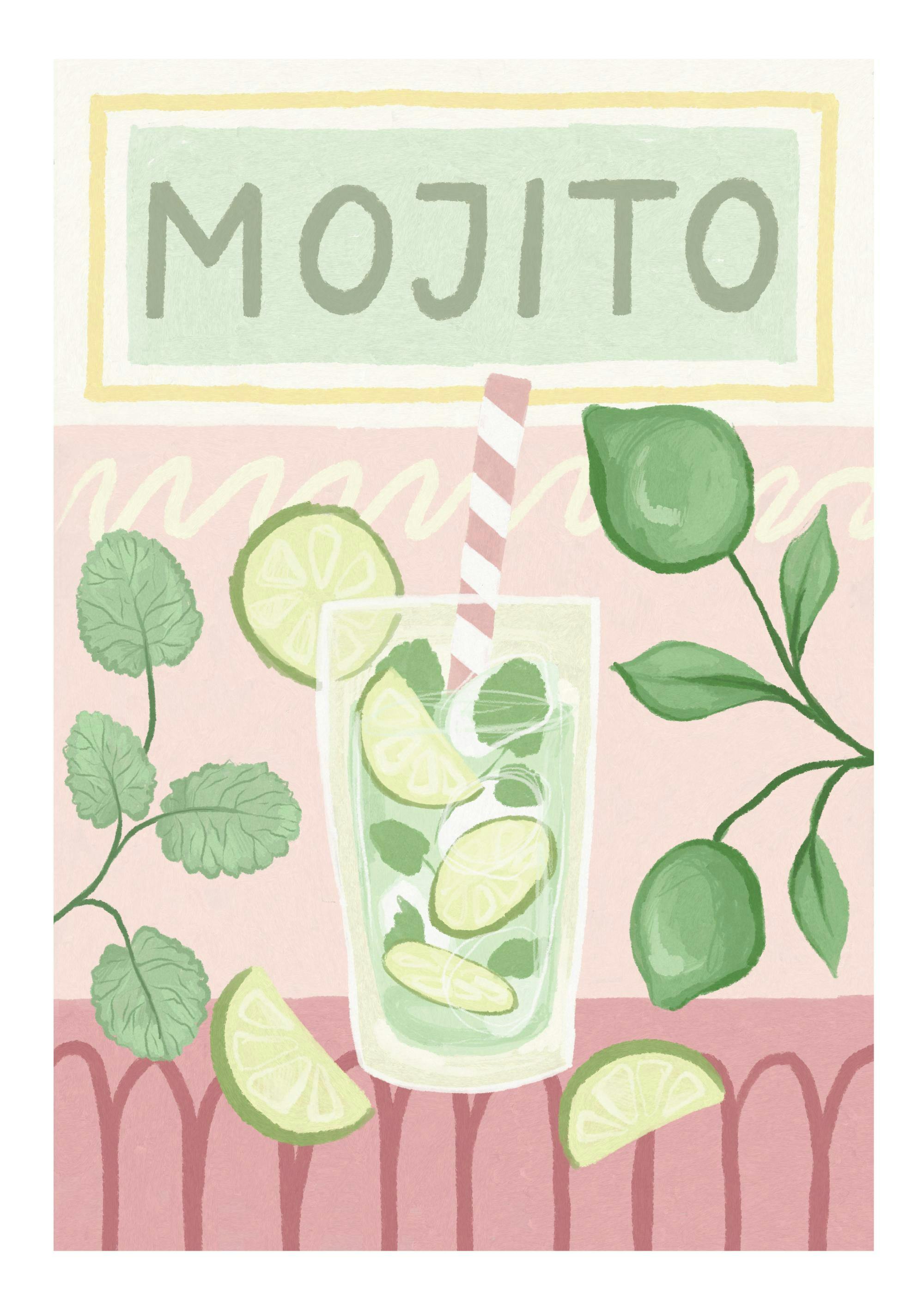 Mojito Cocktail Print 0