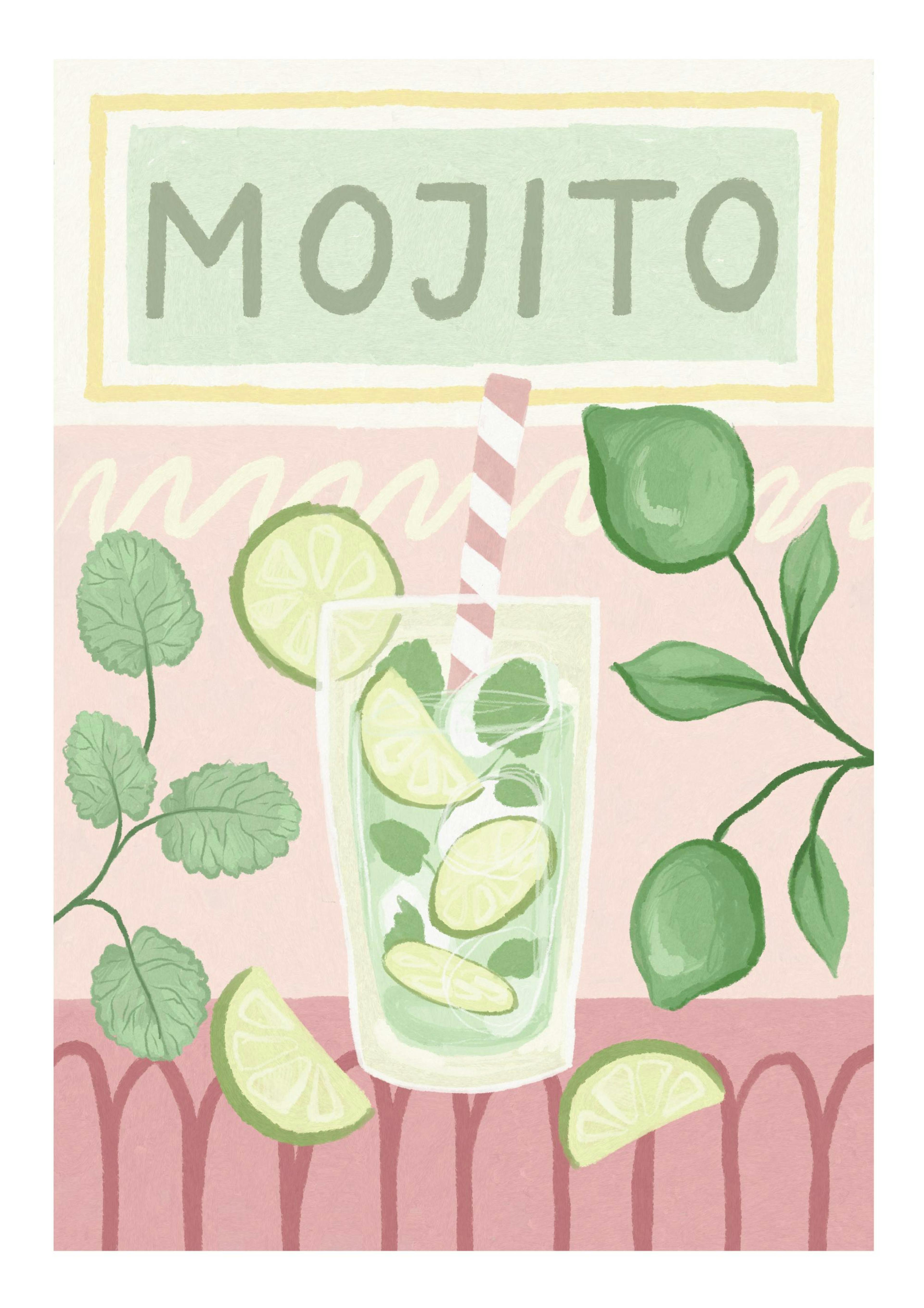Mojito Cocktail Poster 0