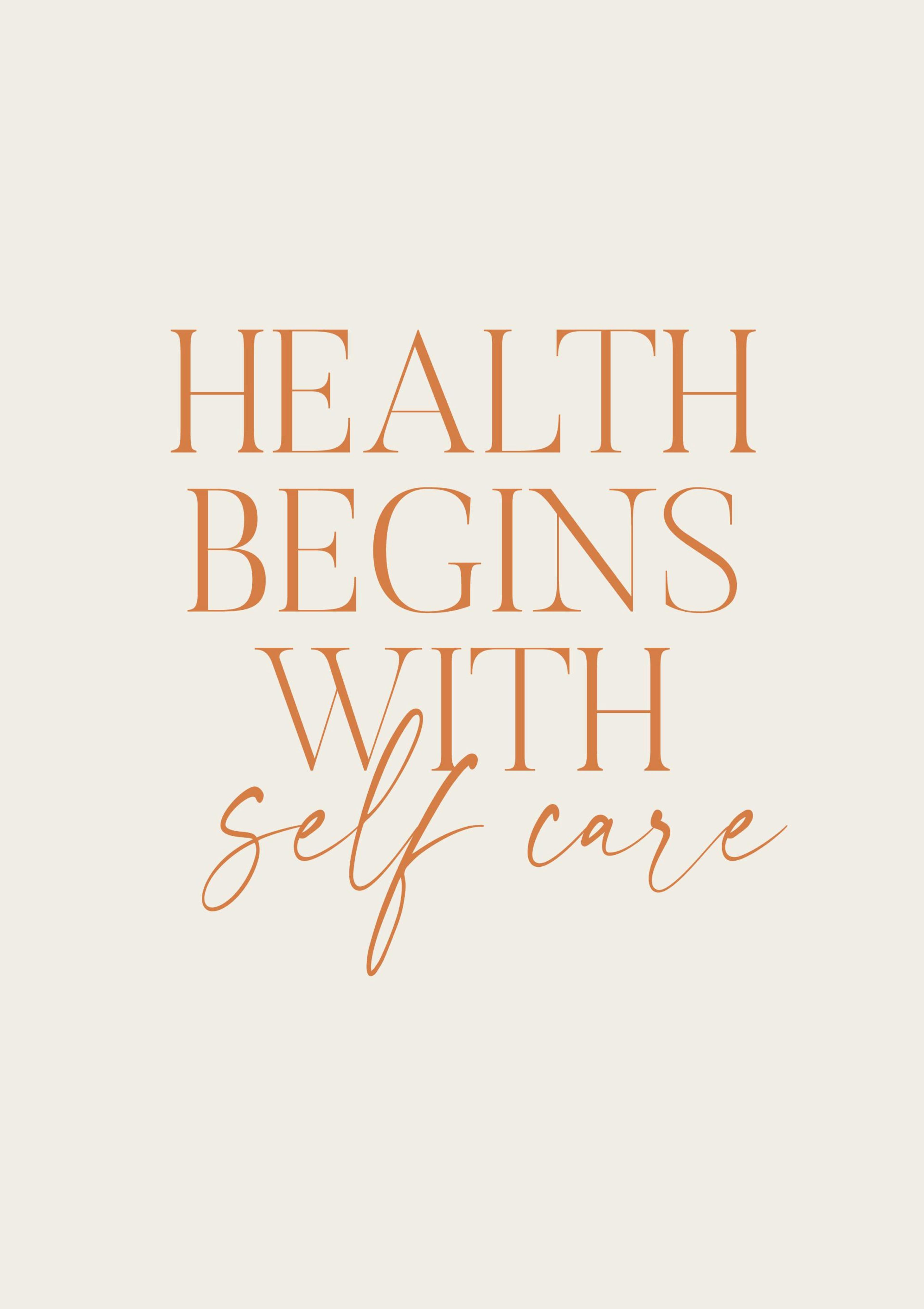 Self Care Poster