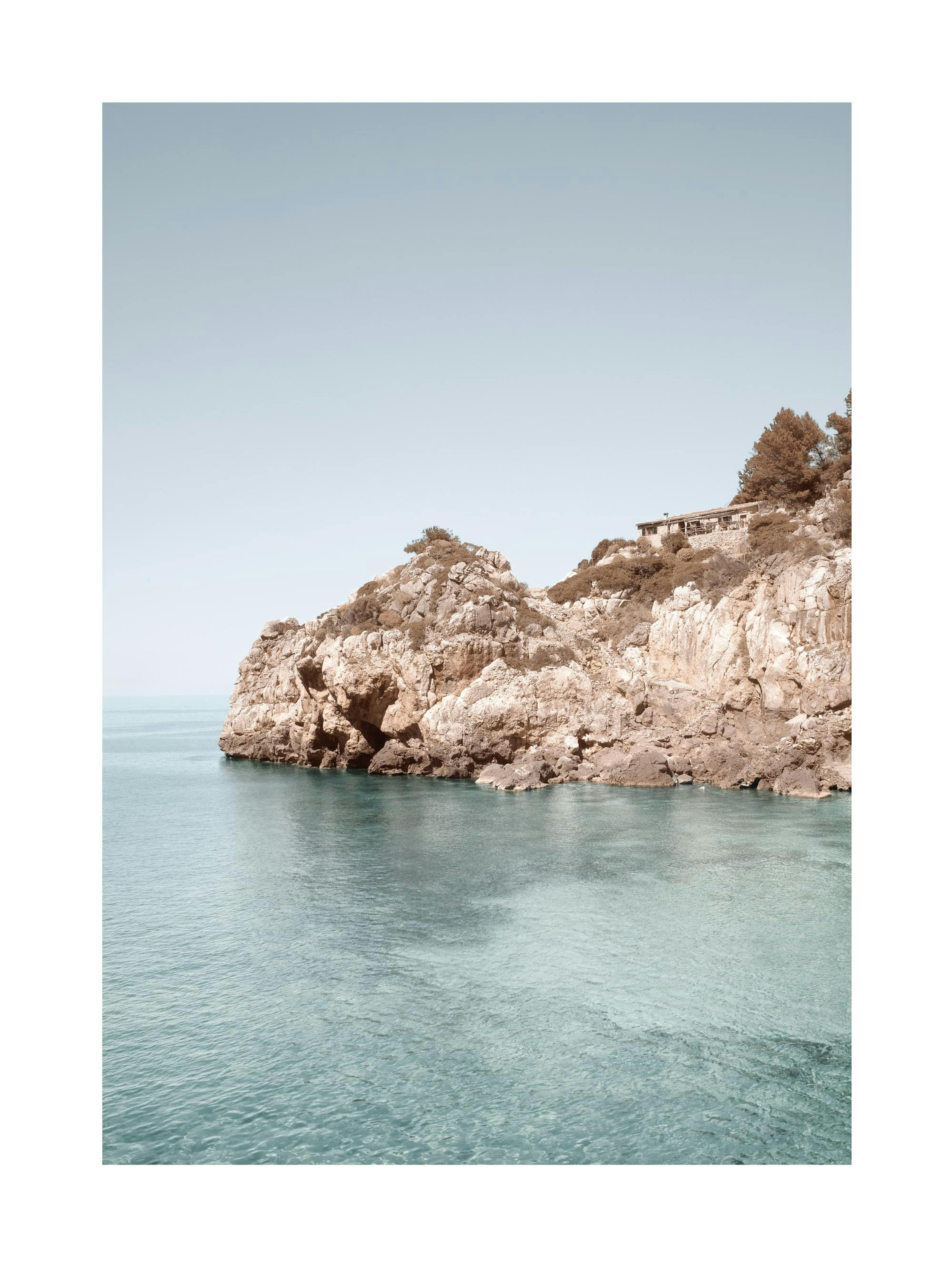 Mallorca Cliff View Poster