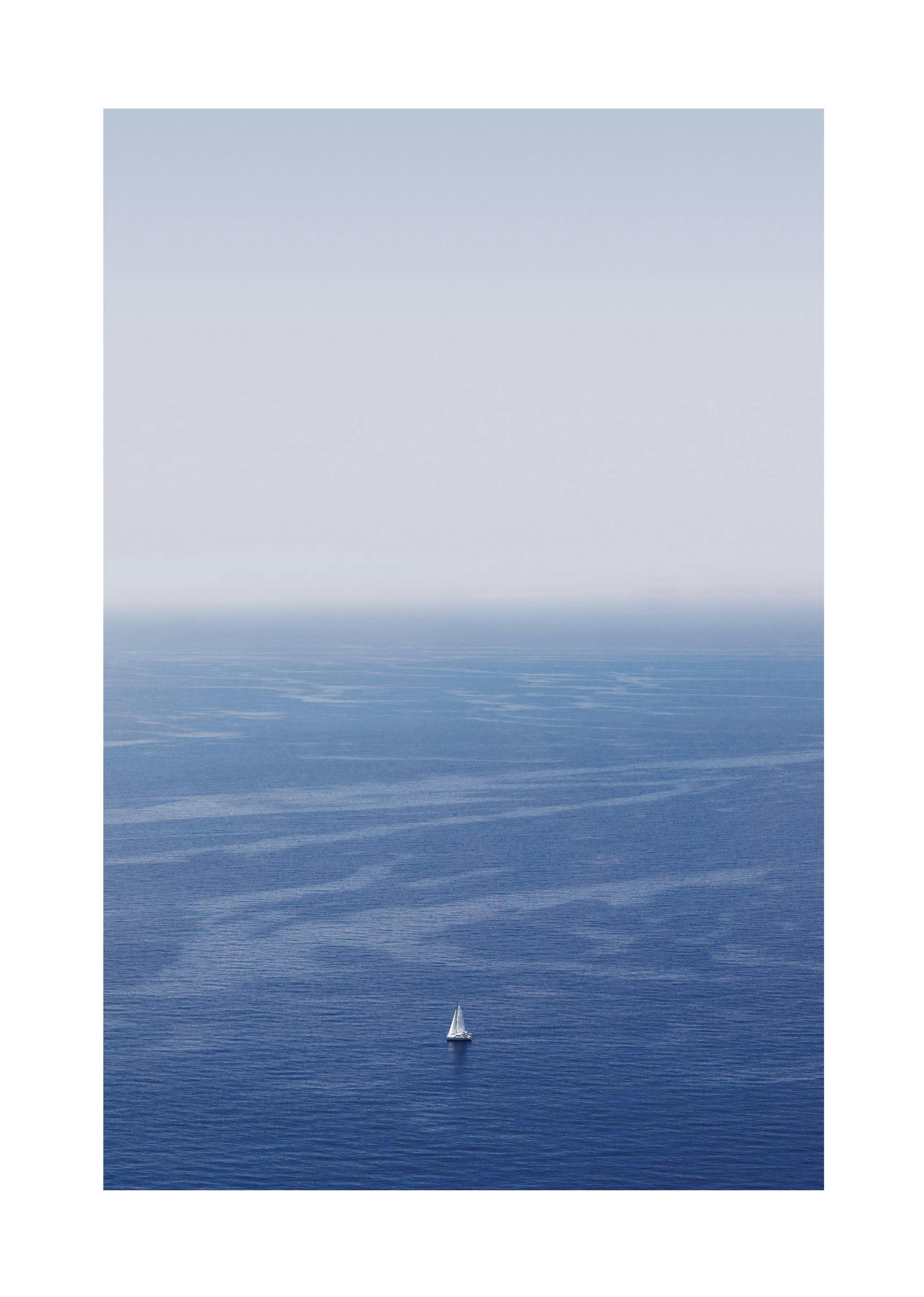Lonely Boat Affiche (50x70 cm) - Tableaux de la mer