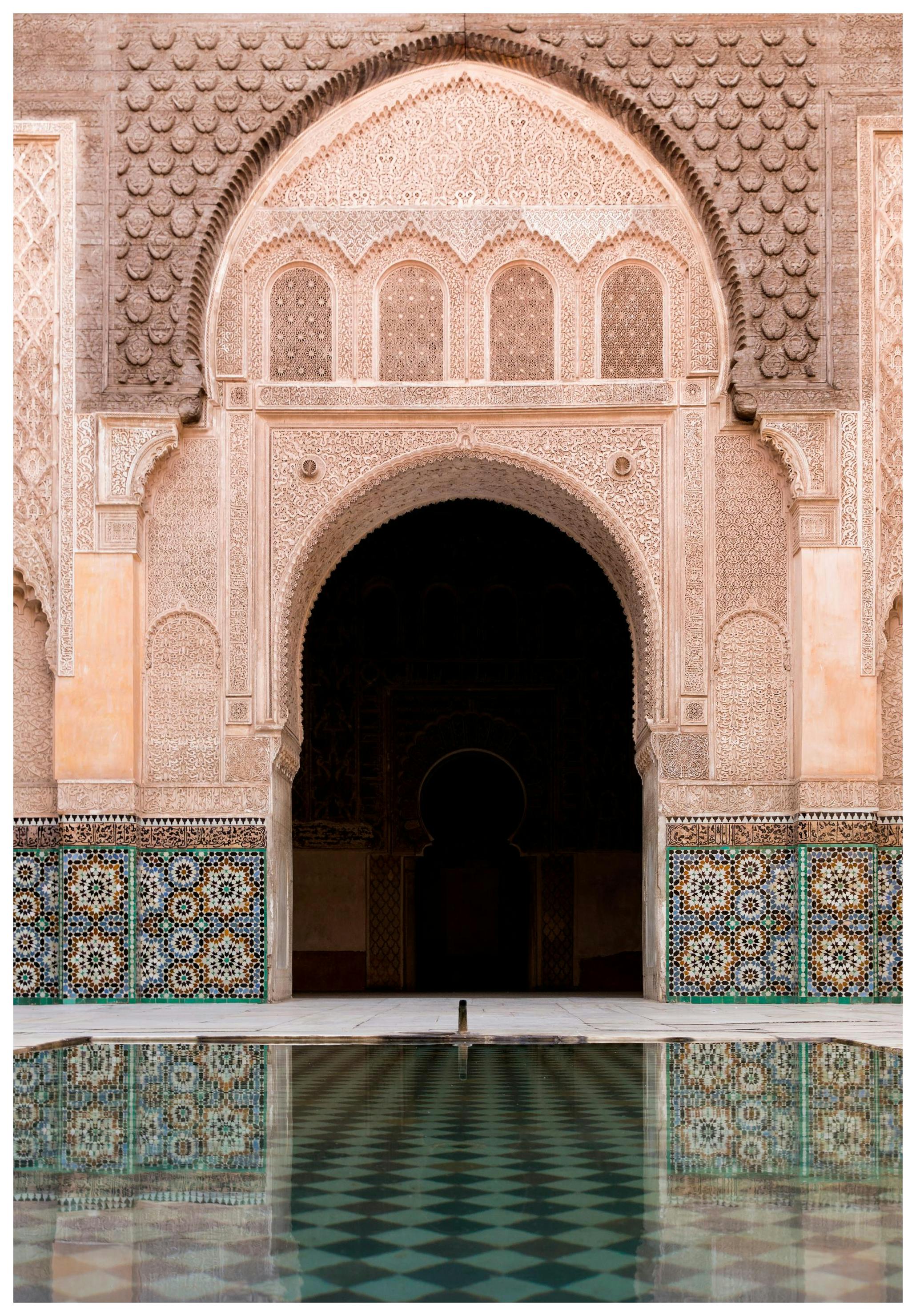 Marrakech Facade Plakat (50x70 cm)- Fotografia