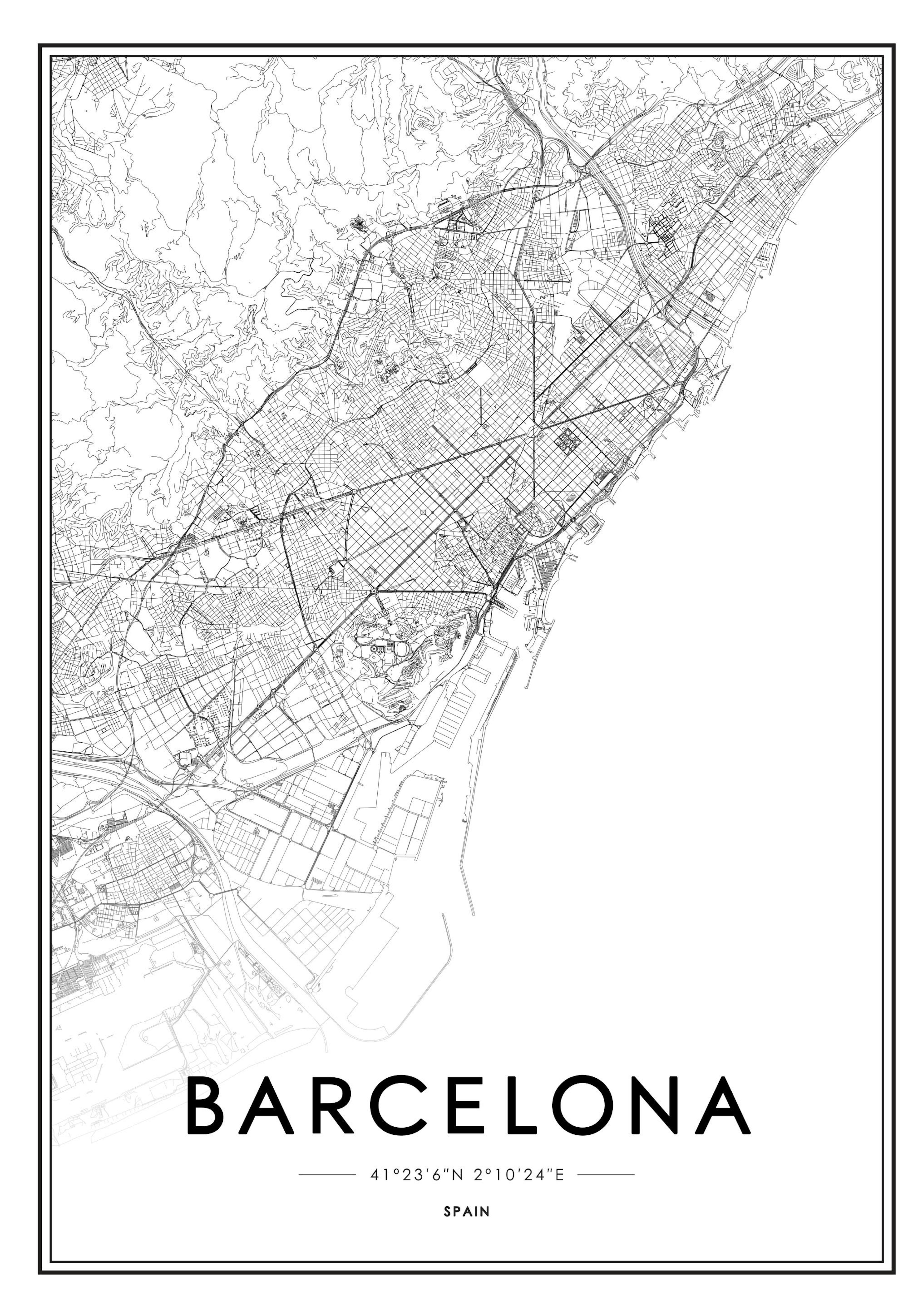 Barcelona Print 0