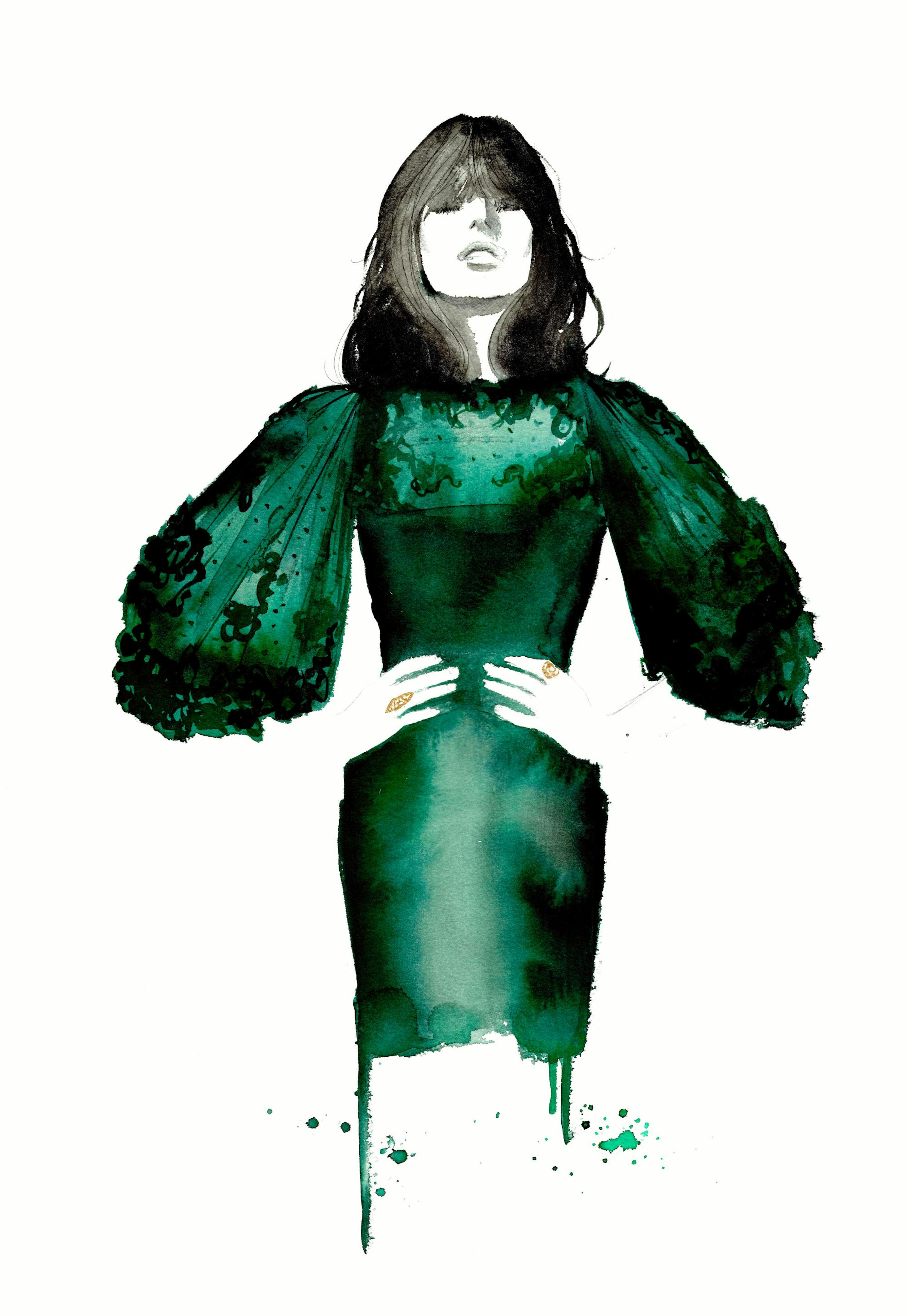 The Emerald Dress Poster 0