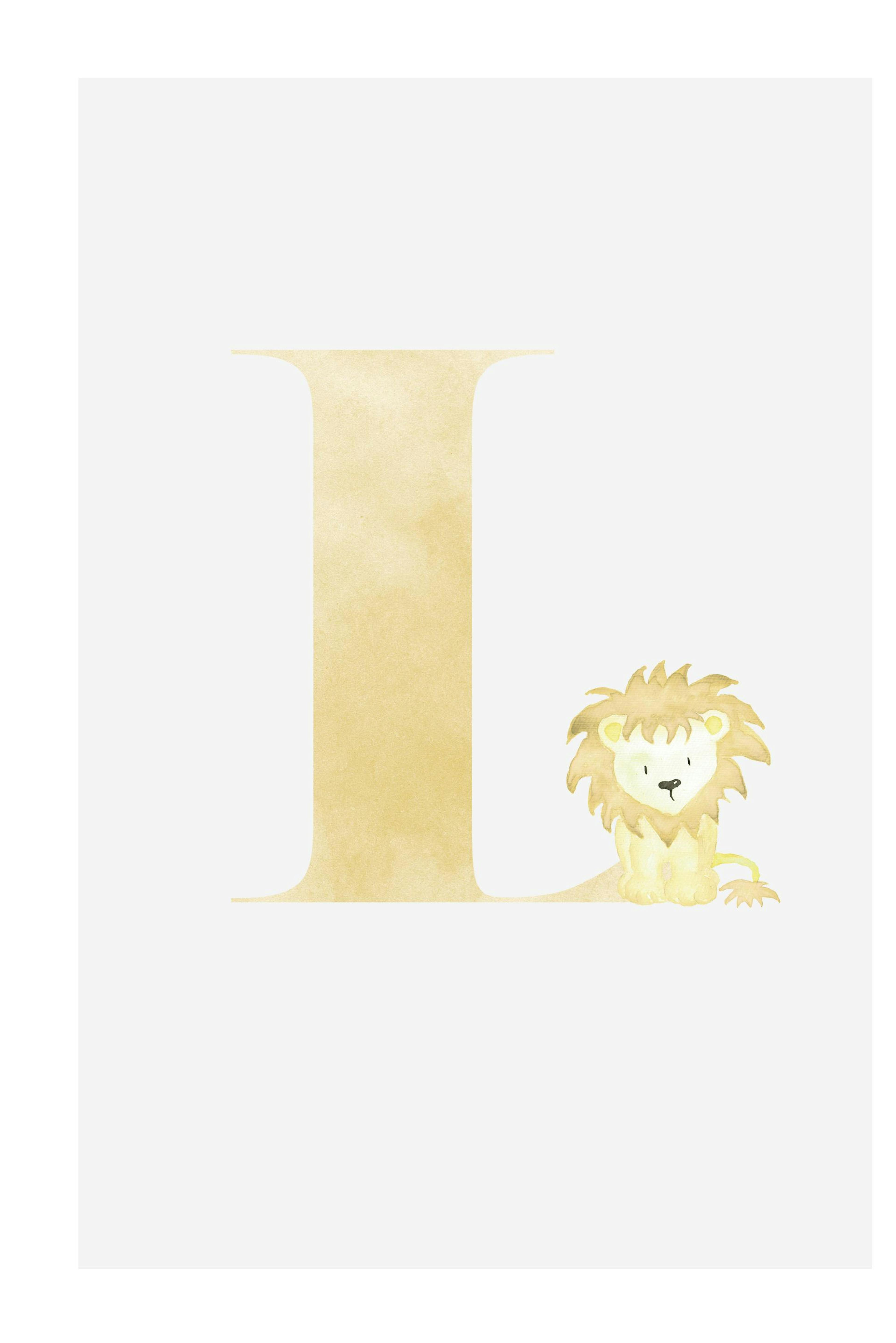 Alphabet L 포스터