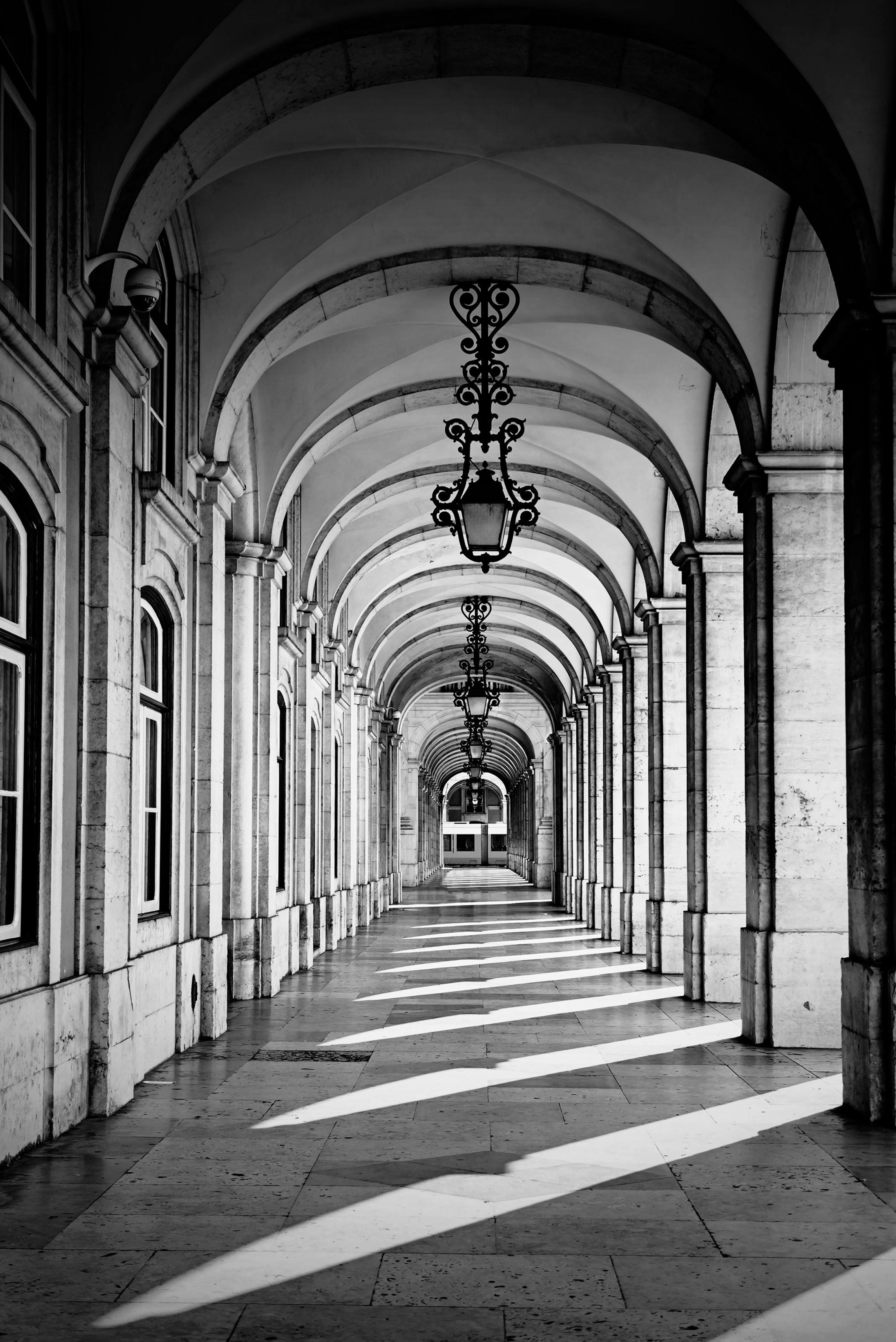 Arched Corridor Poster