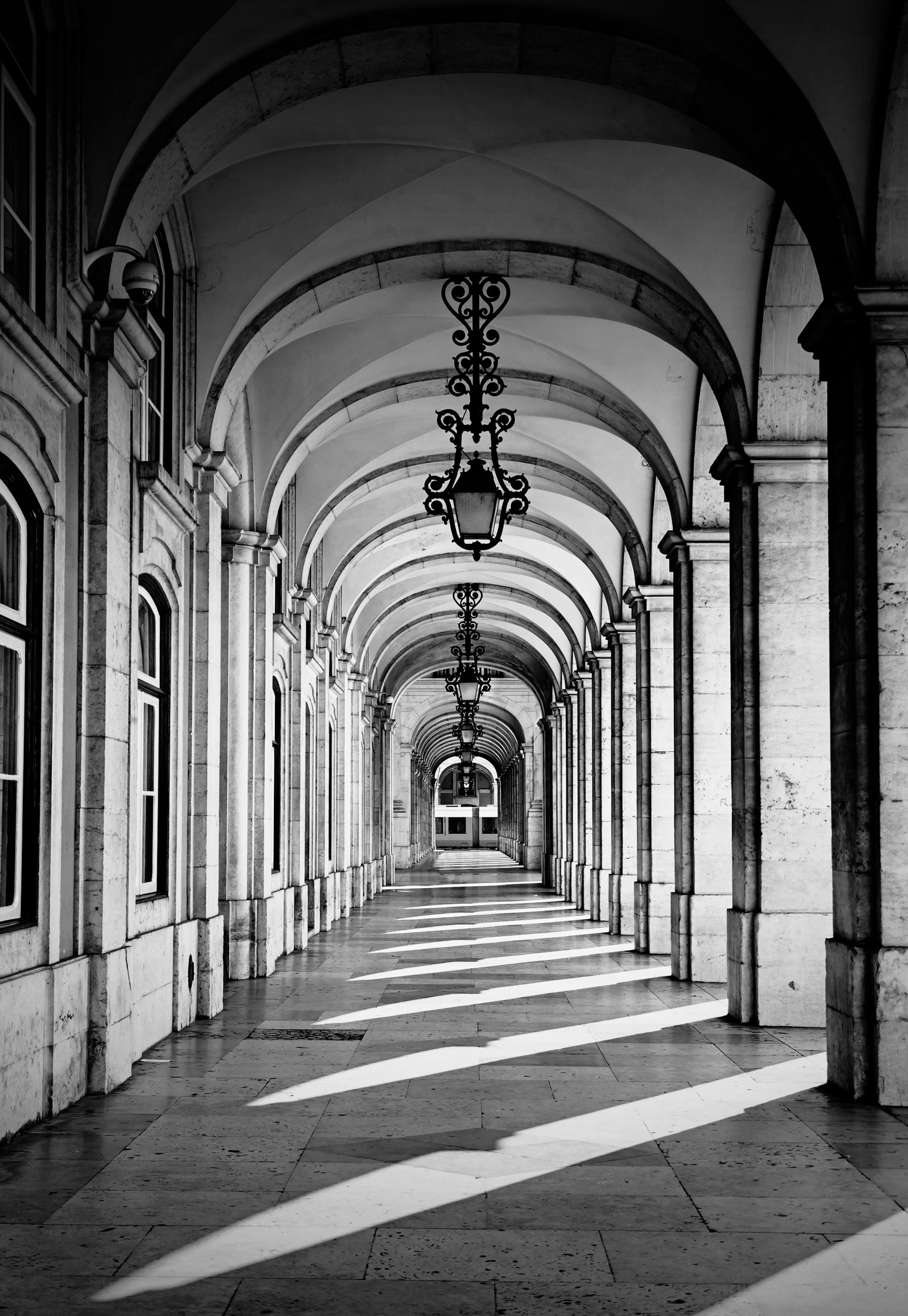 Arched Corridor Poster 0