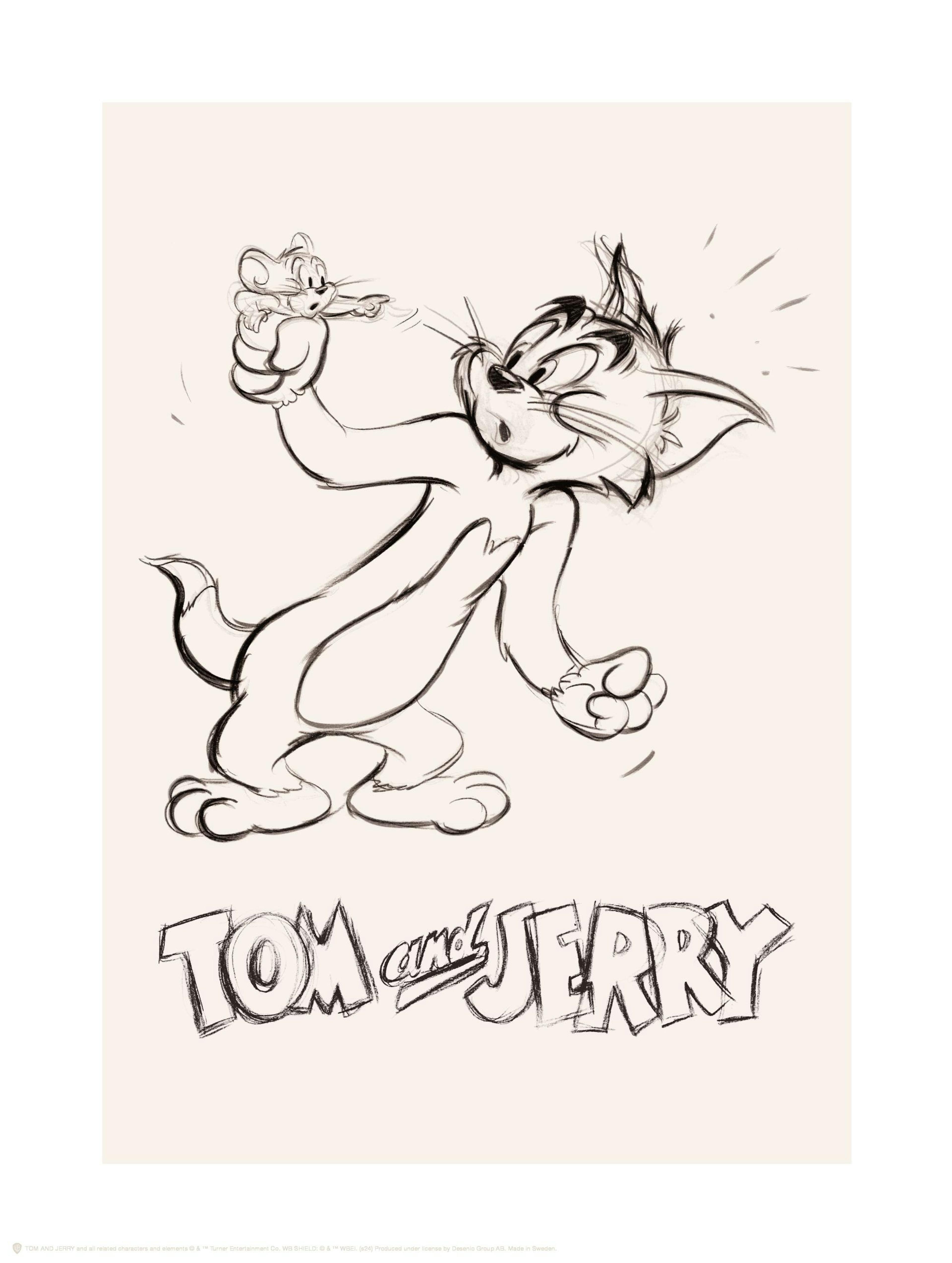 Tom & Jerry™ Sketch No2 Poster