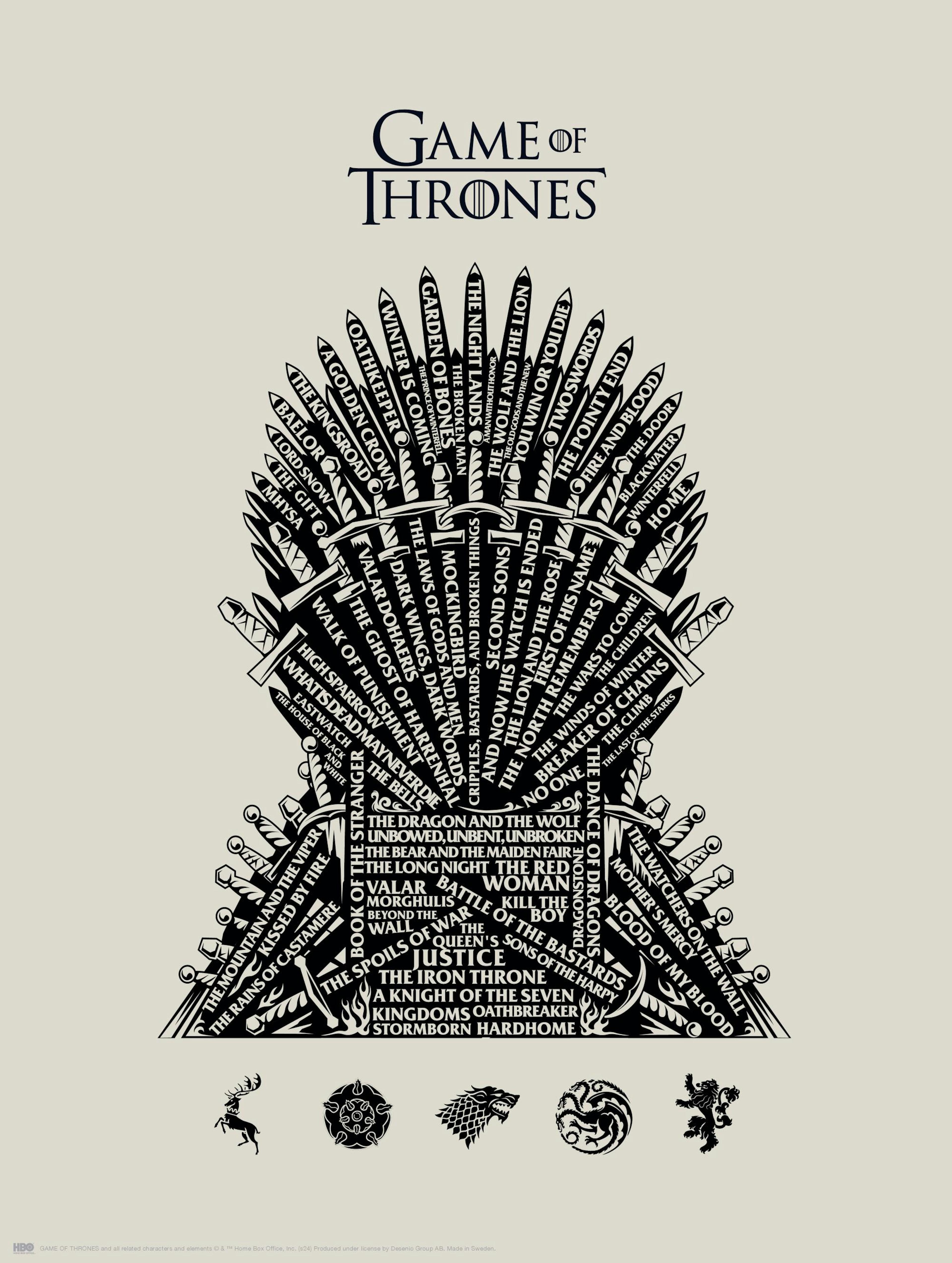 Game of Thrones™ - Iron Throne Poster