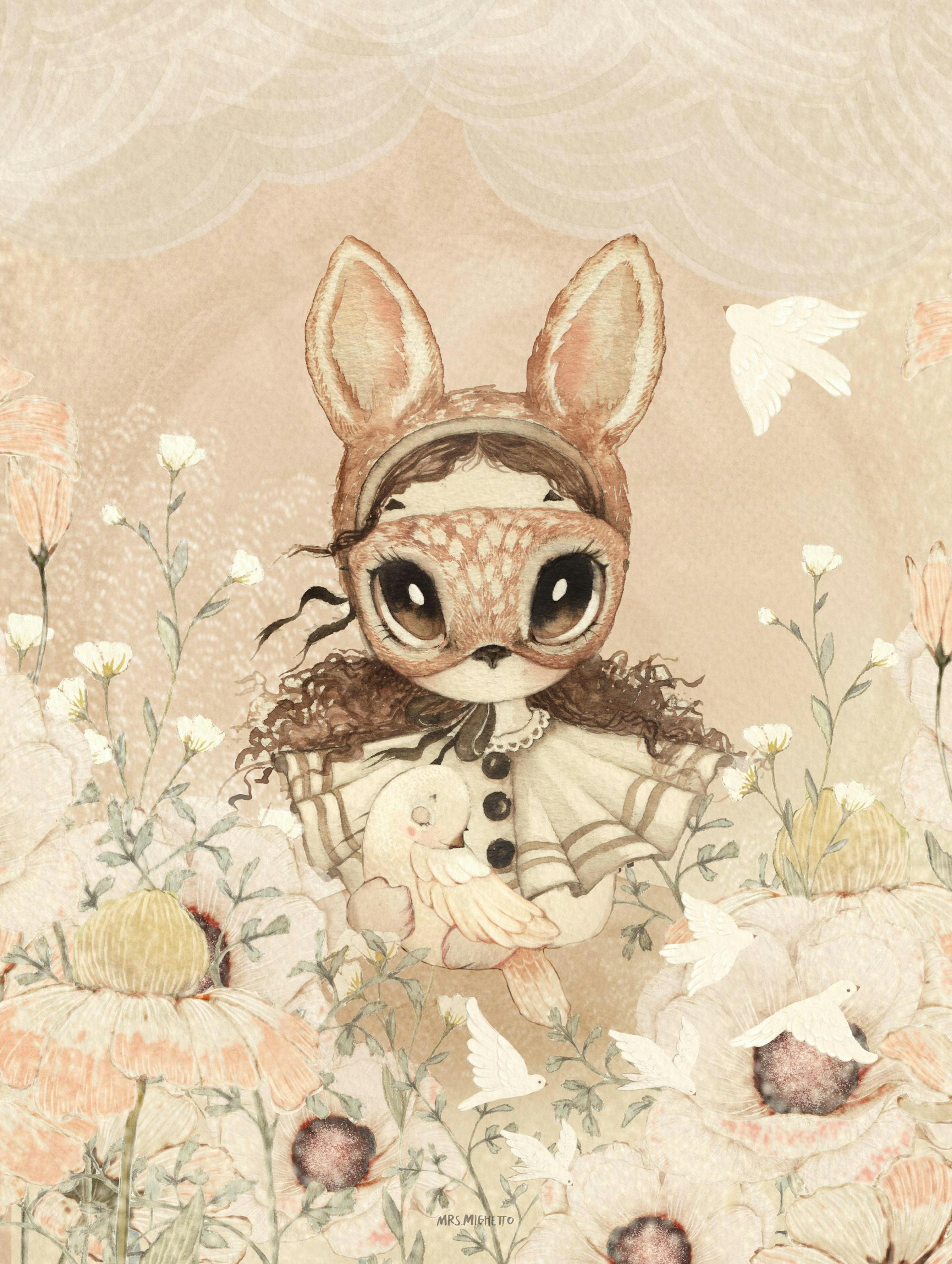 Mrs Mighetto - Miss Freja Print Poster 0