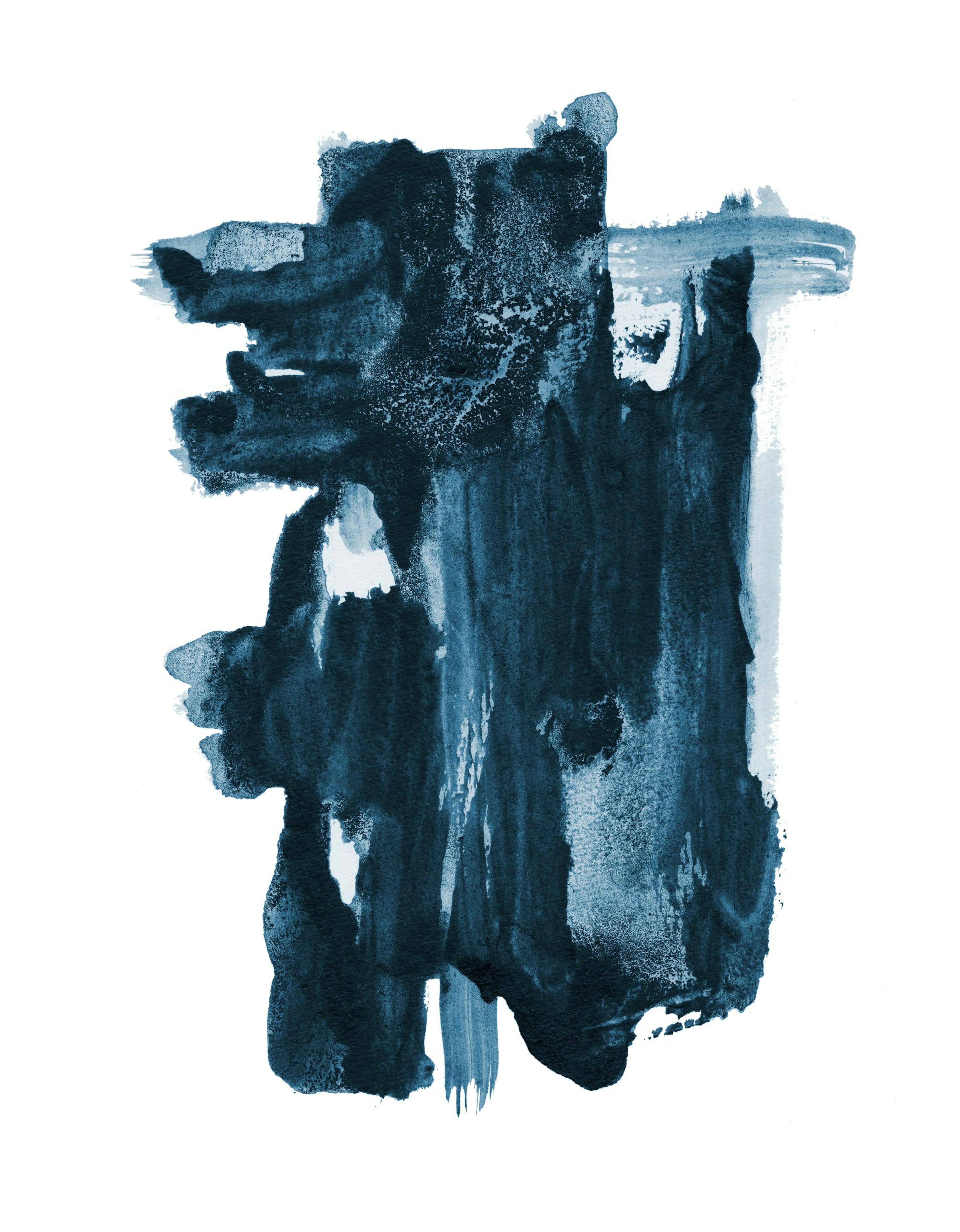 Indigo Blue Poster