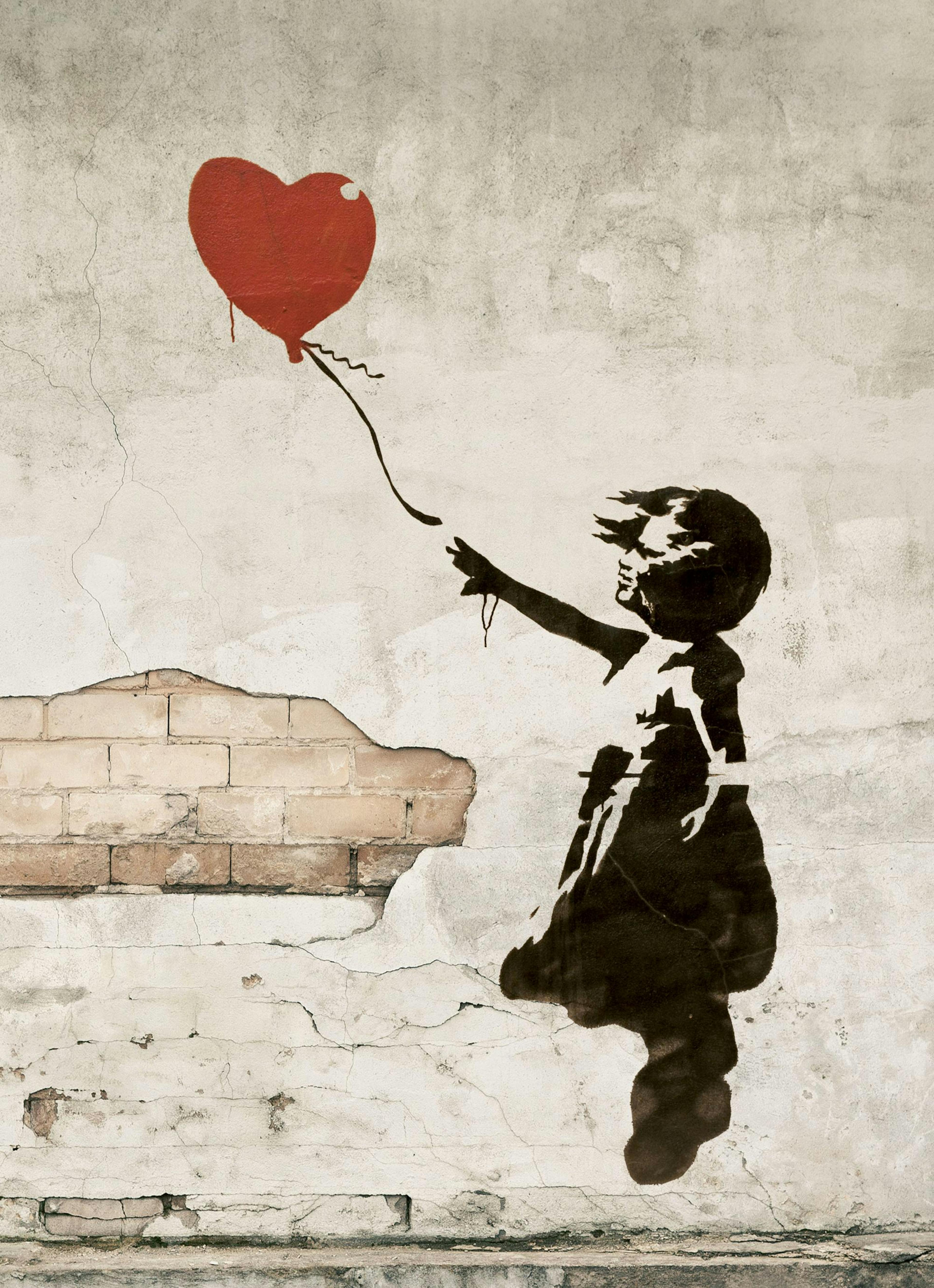 Girl With Love Balloon, Print