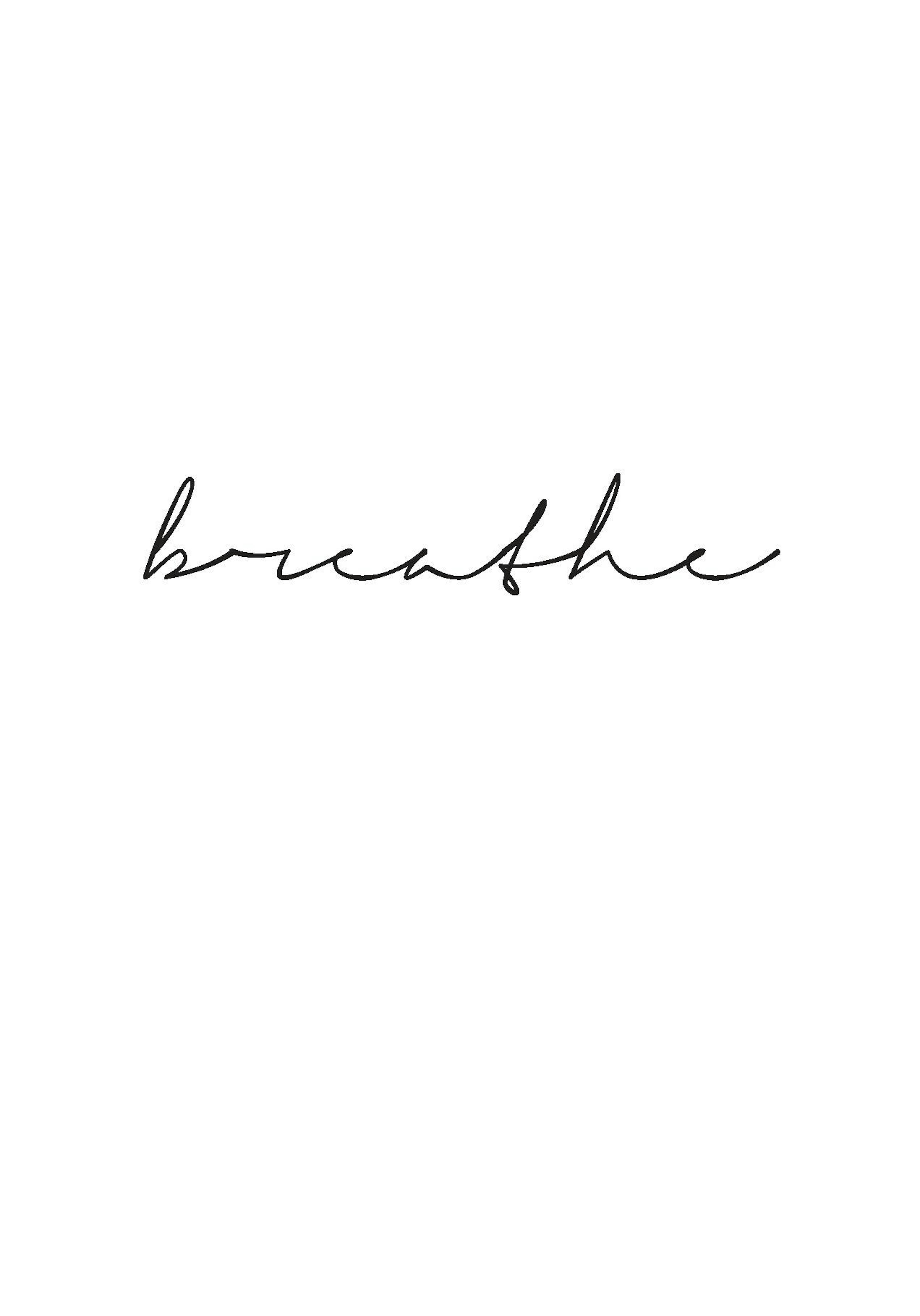 Breathe, Poster