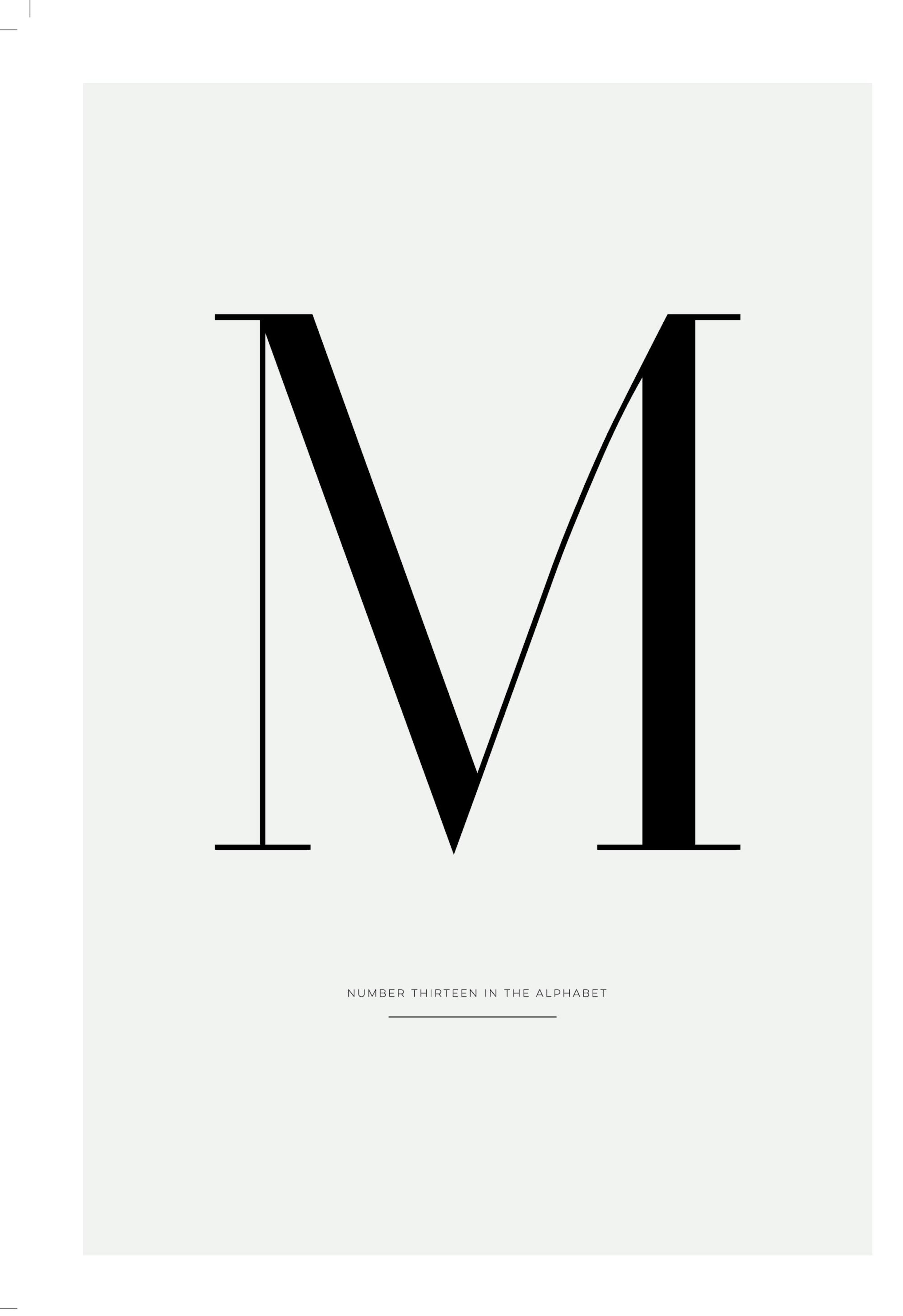 Graphic M, Poster