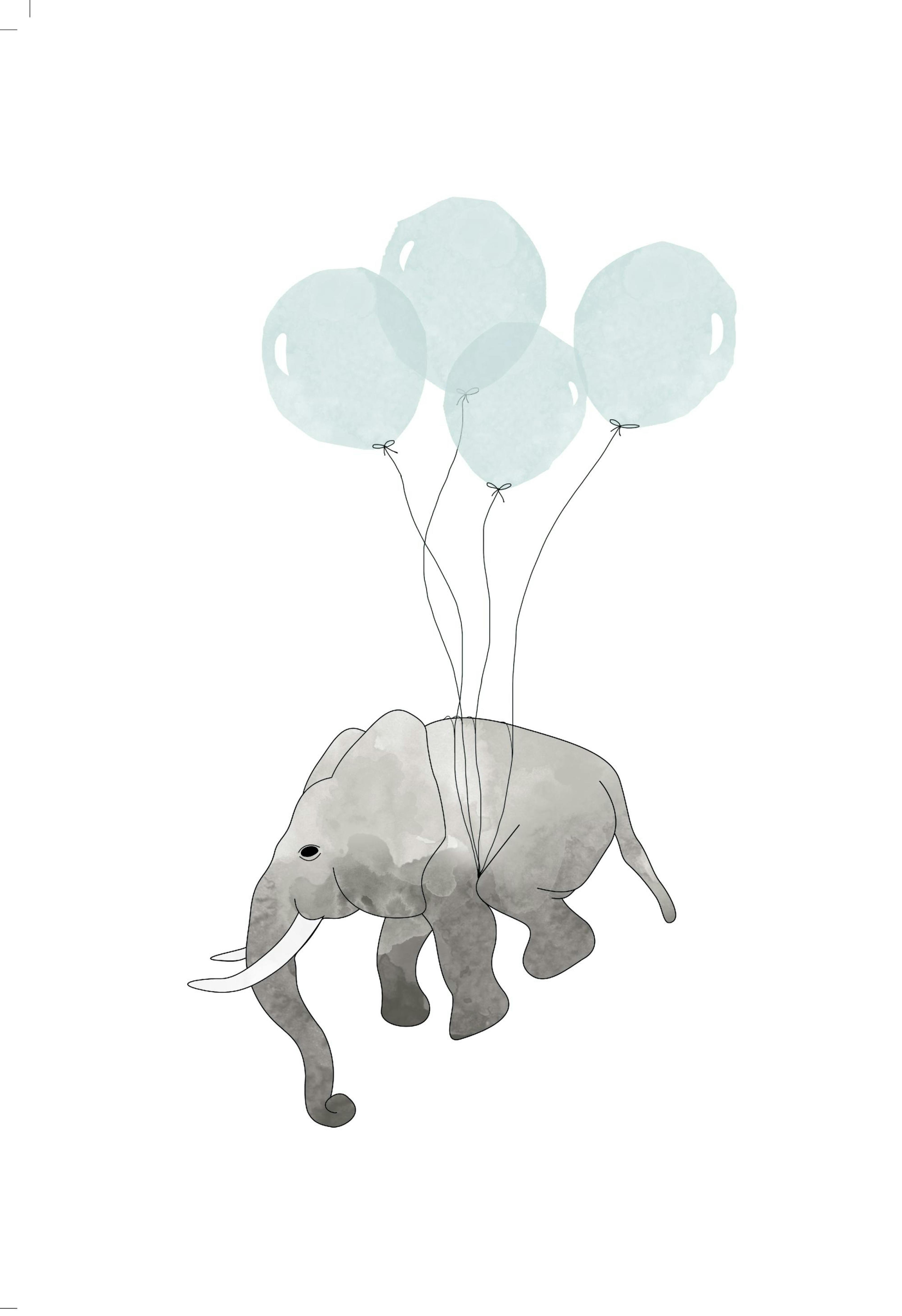 Elephant Blue, Posters