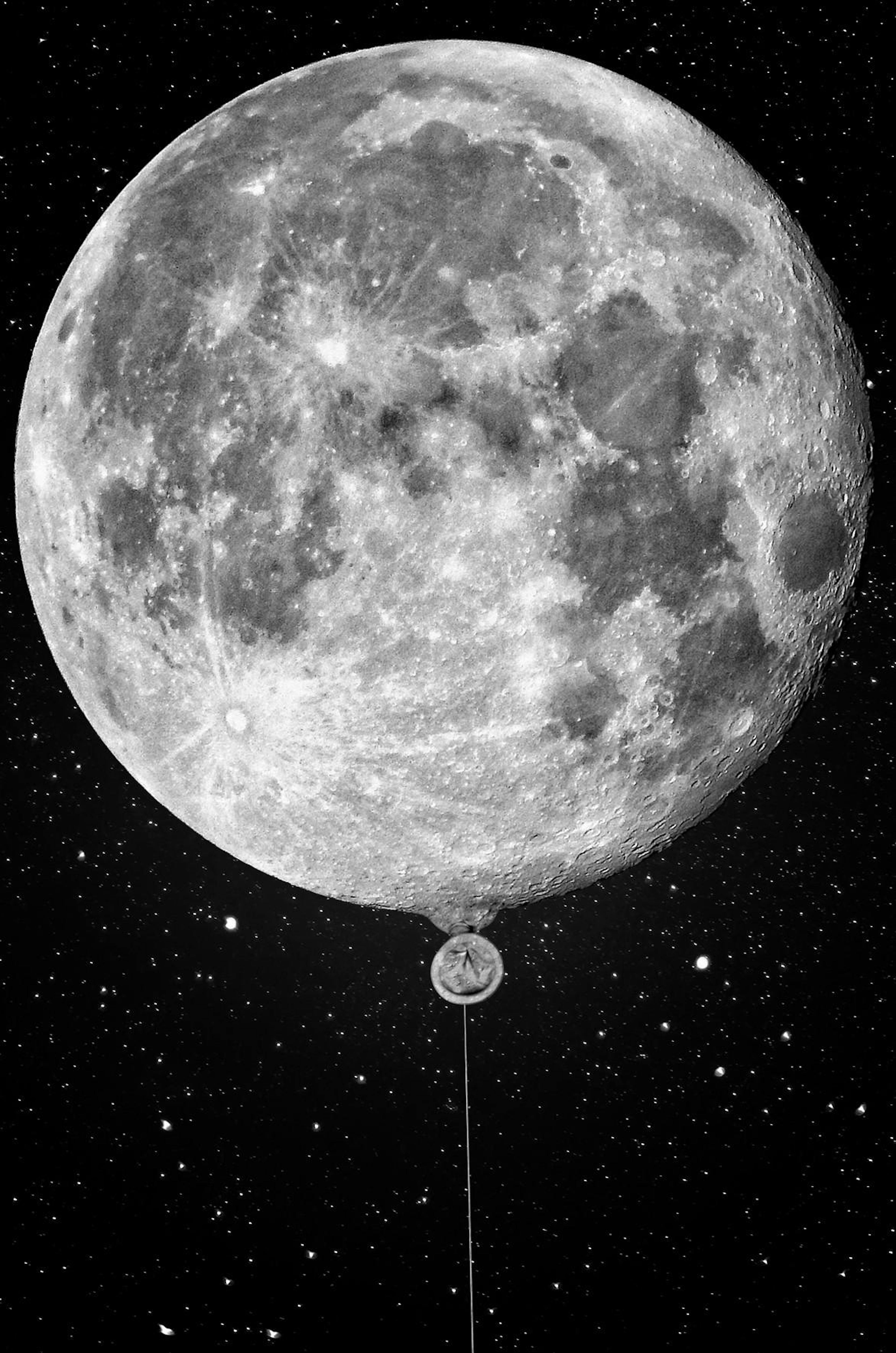 Moon Balloon Print