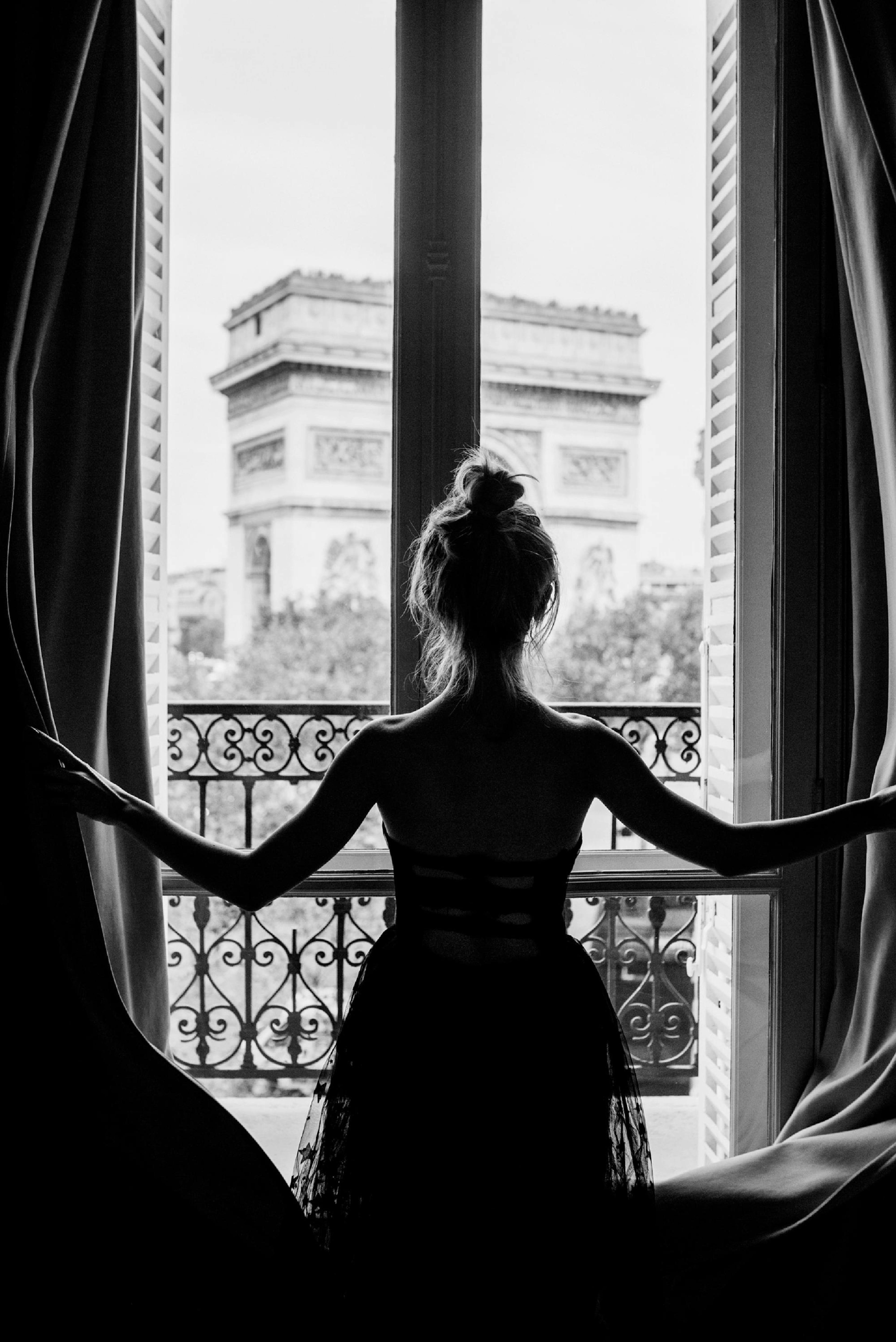 Girl In Window Poster