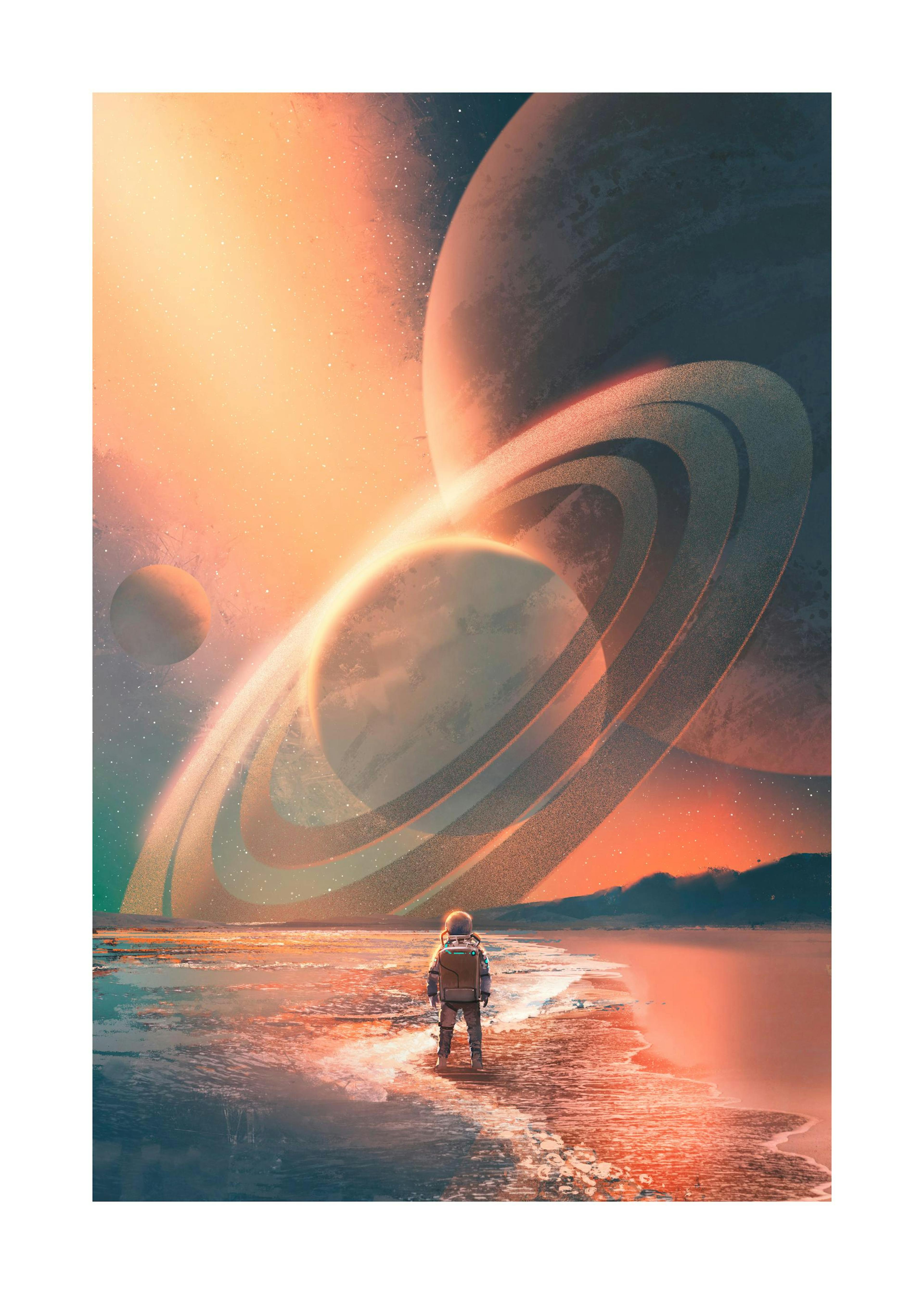 Planets In Sky Poster 0