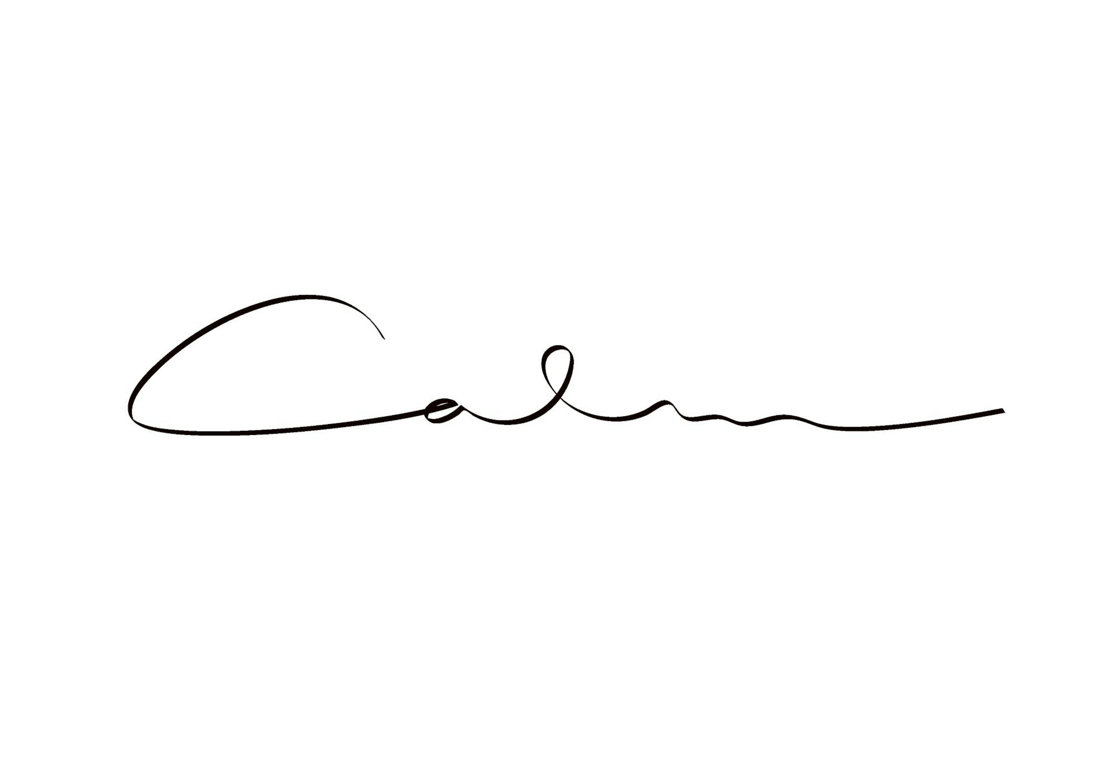 Calm Handwriting Print