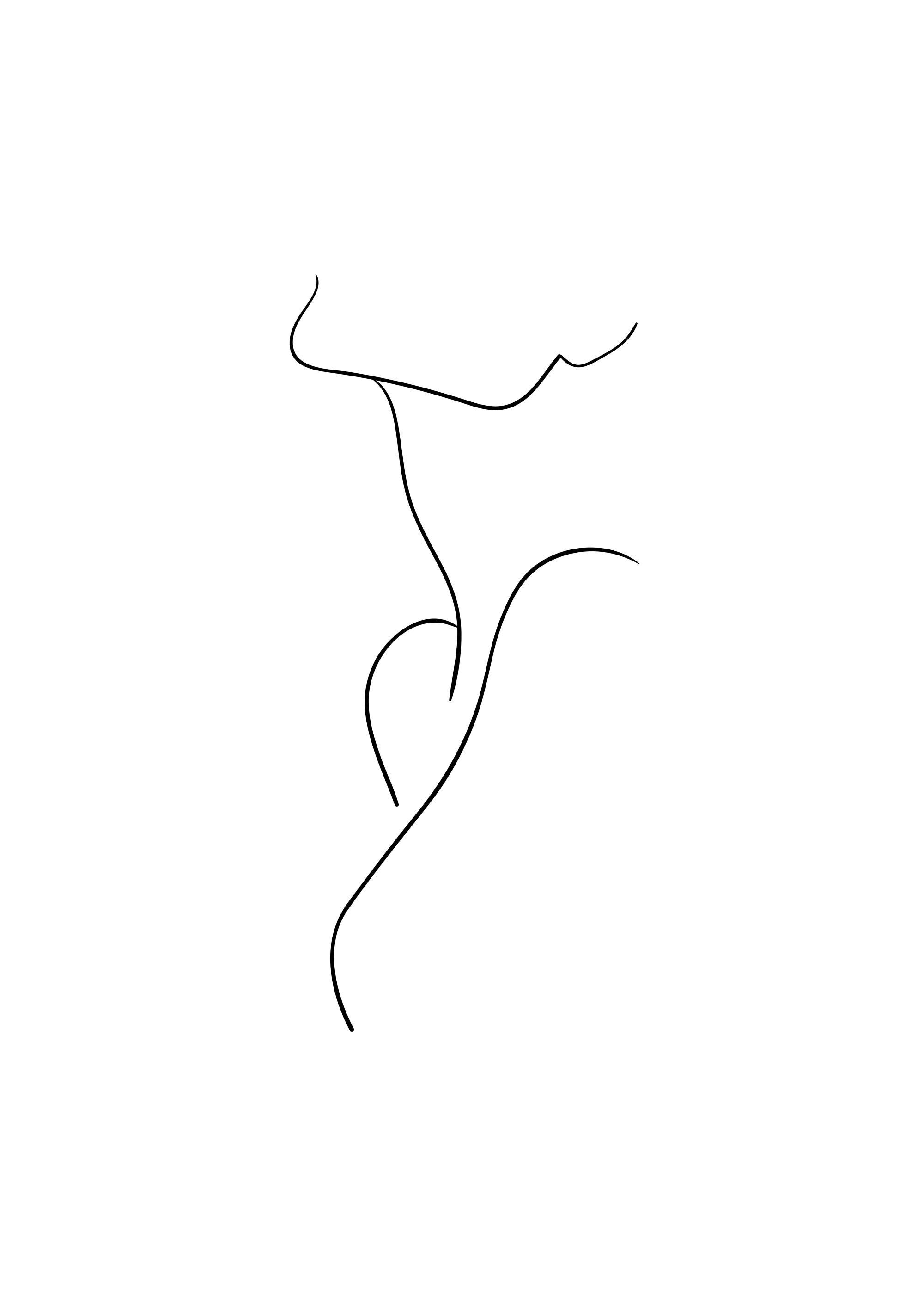 Naked Lines No1 Poster 0