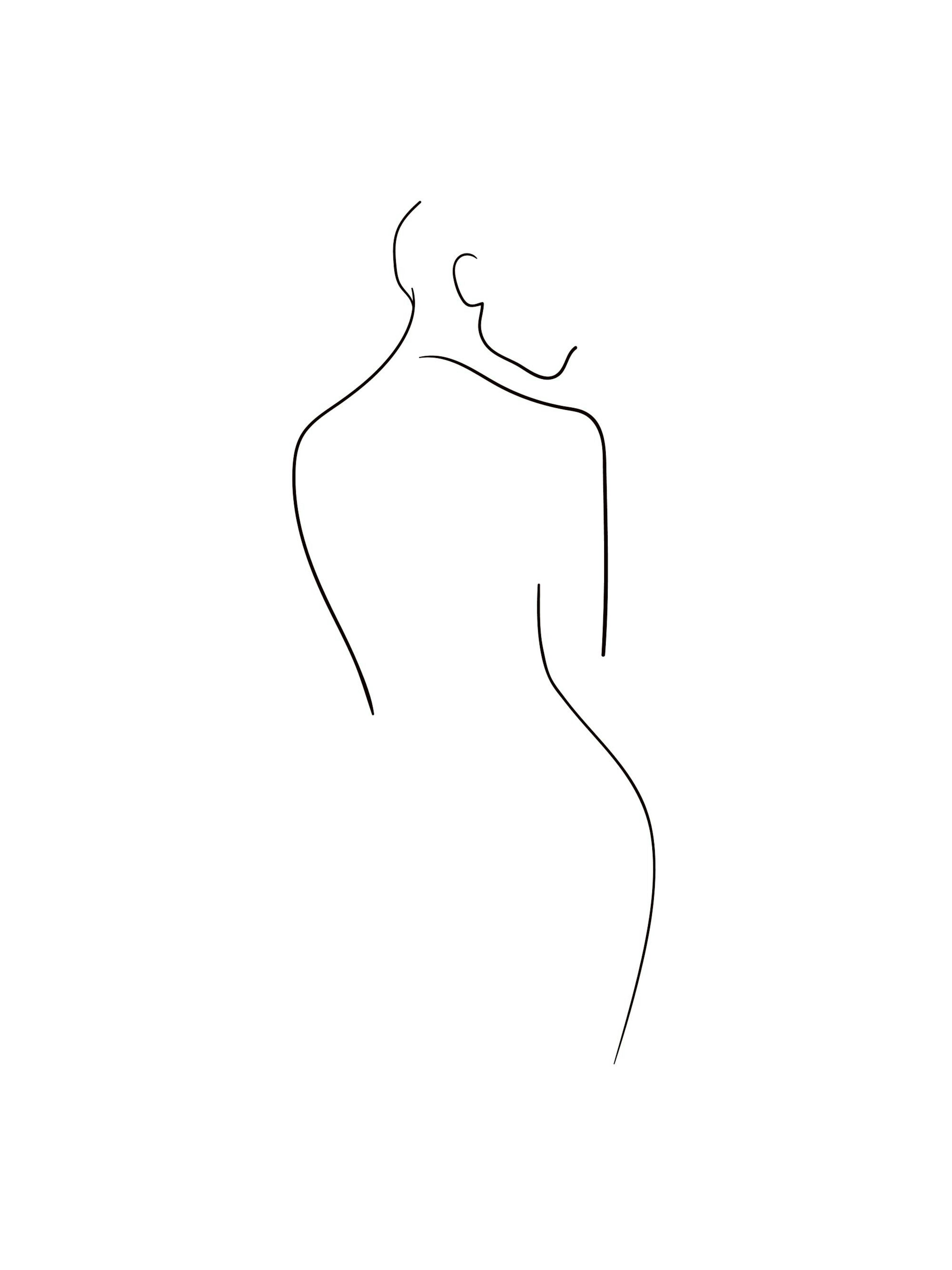 Naked Lines No2 Print