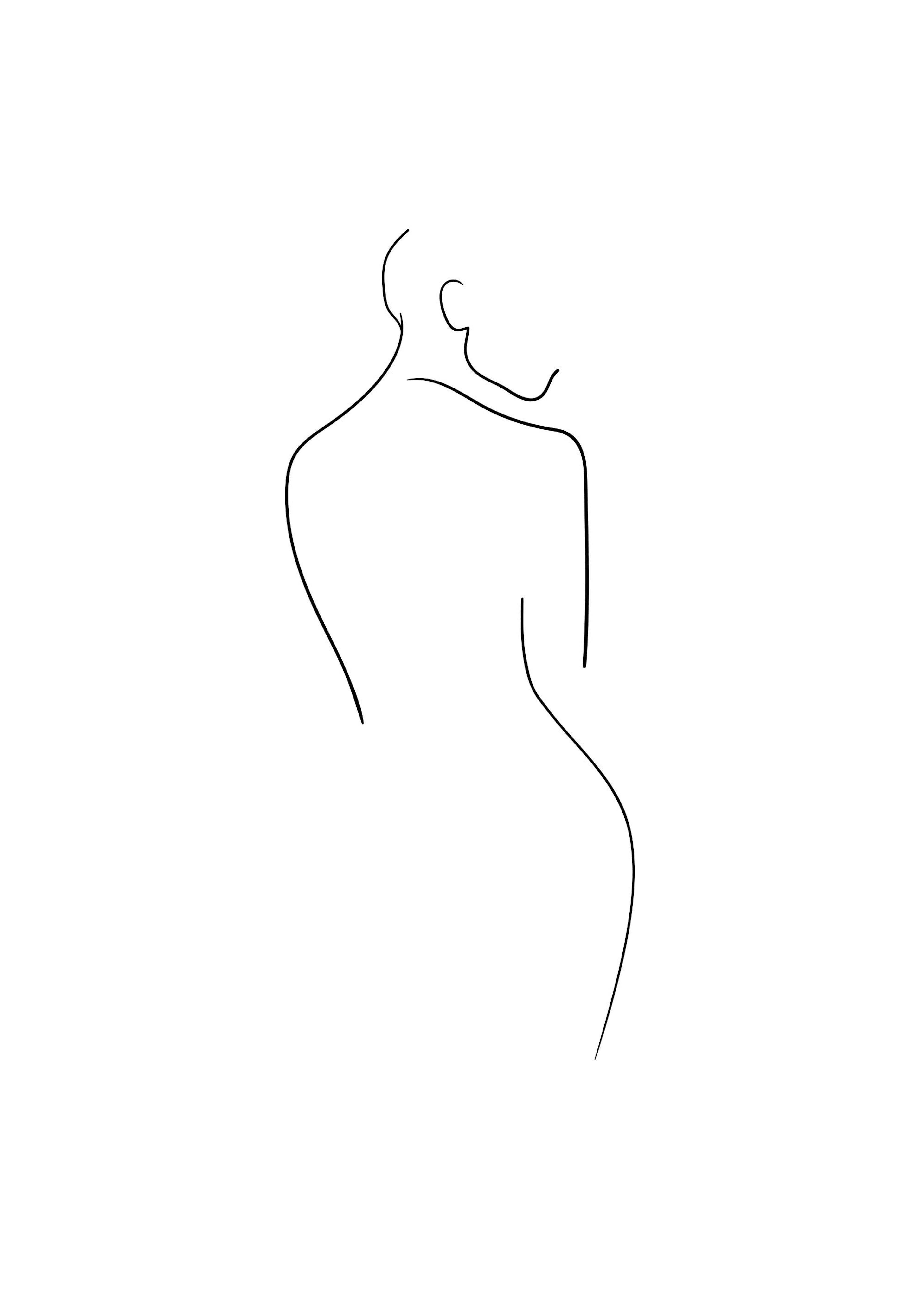 Naked Lines No2 Plagát 0