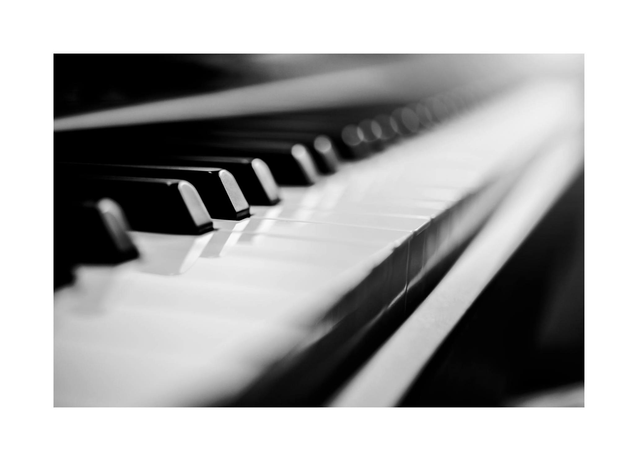 Piano Poster (21x30 cm)- Quadri e poster in bianco e nero