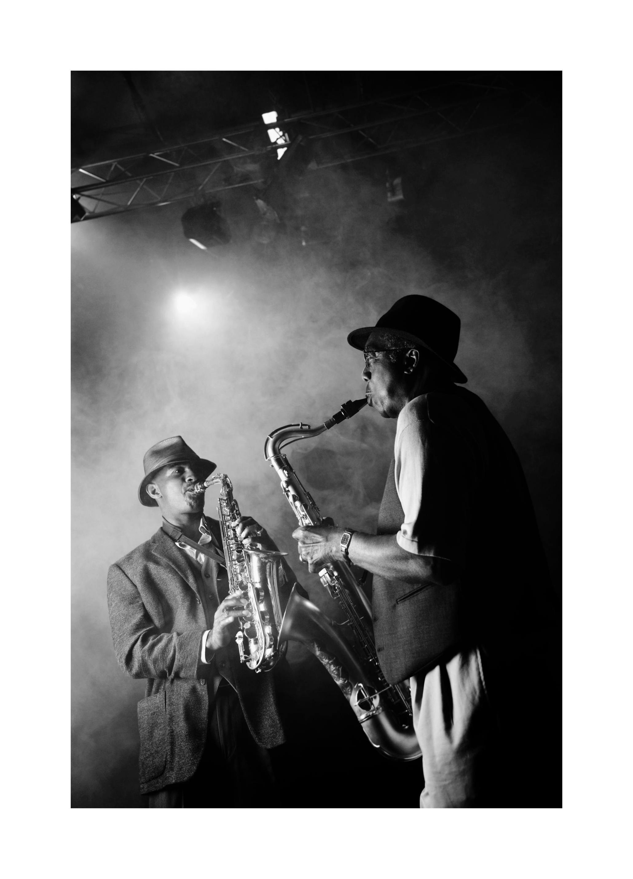 Jazz Club Affiche (50x70 cm) - Affiches noir et blanc