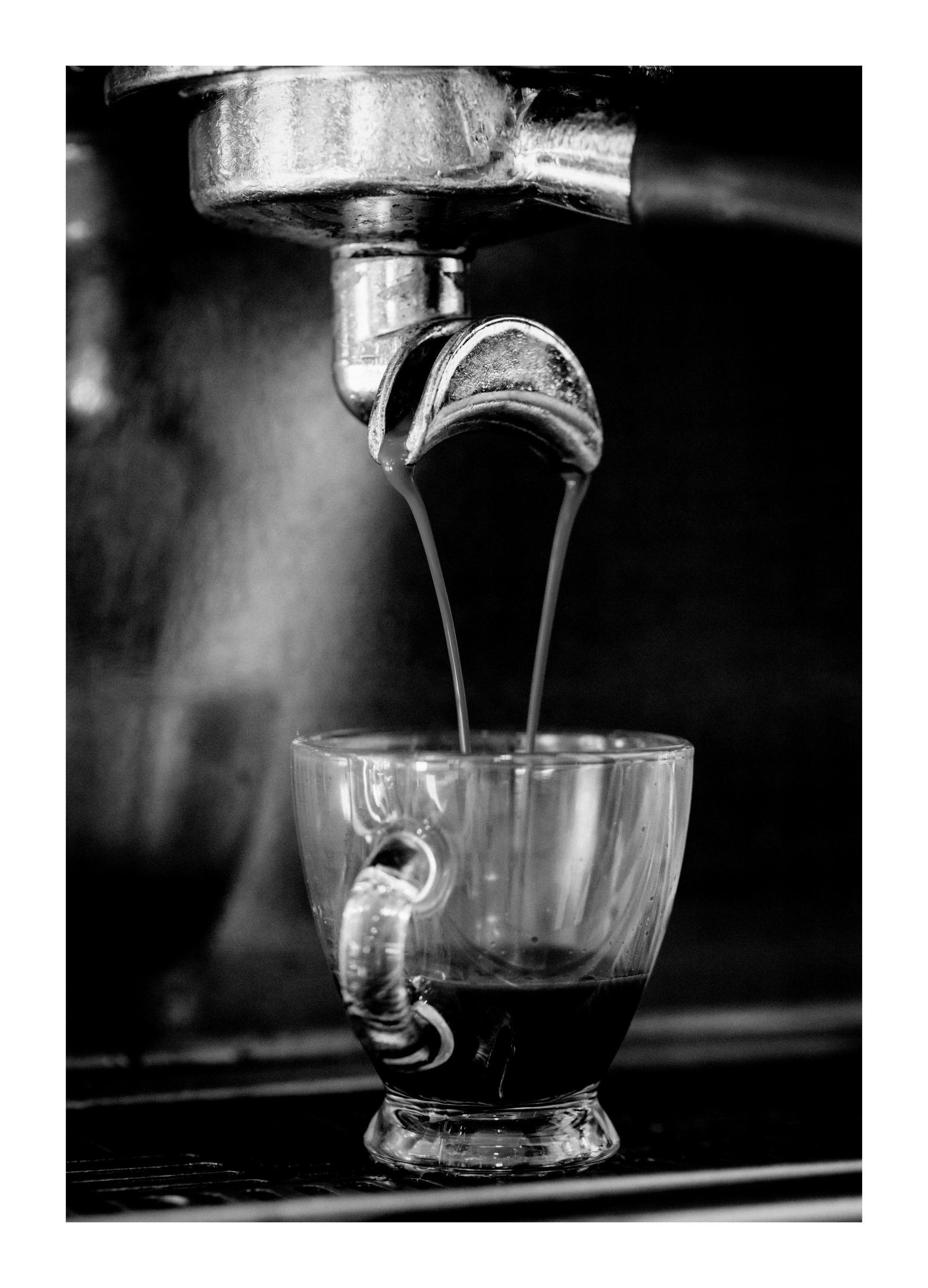 Espresso Poster (50x70 cm) - Zwart wit posters