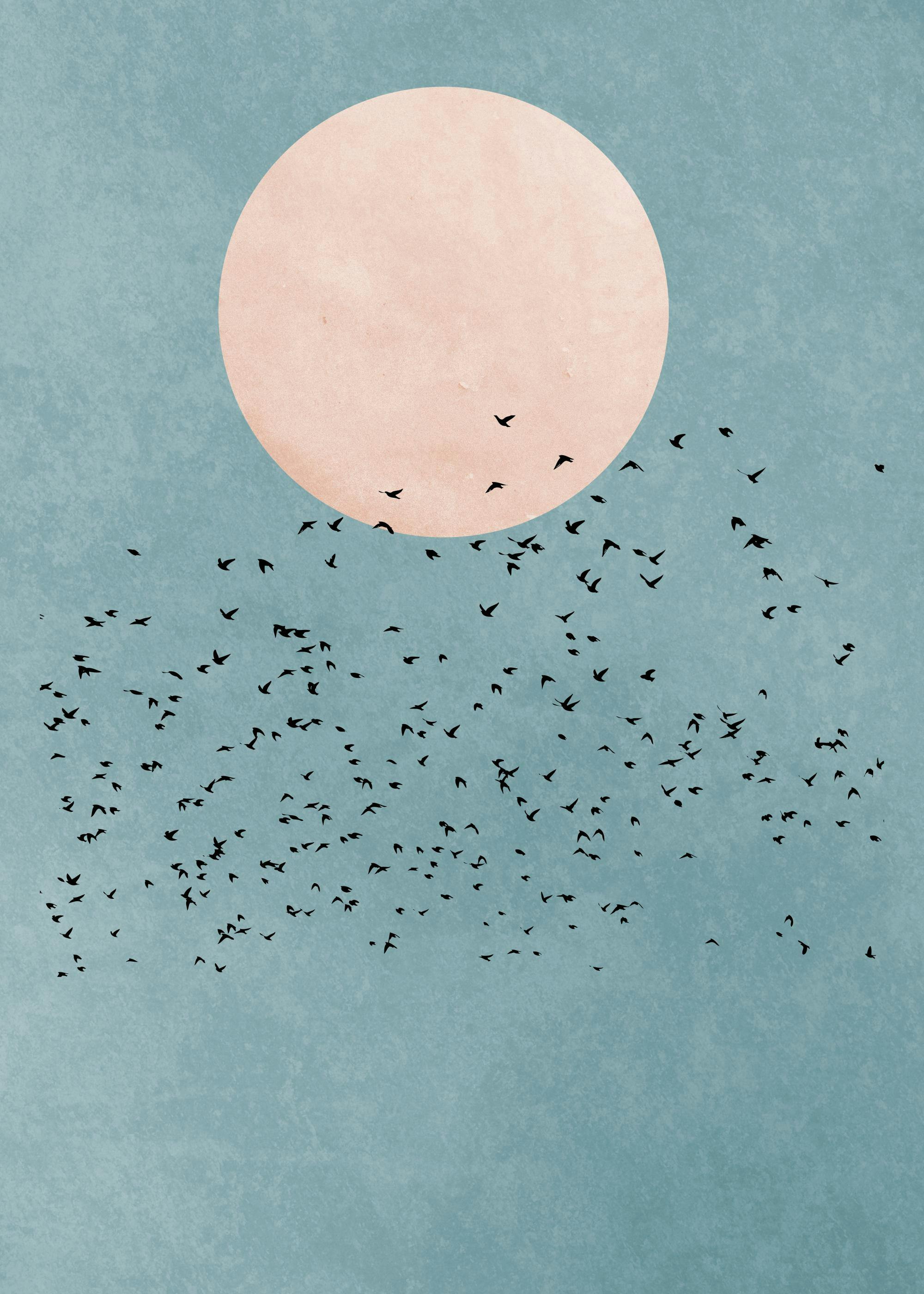 Boris Draschoff / Kubistika - Birds Fly Away Print 0