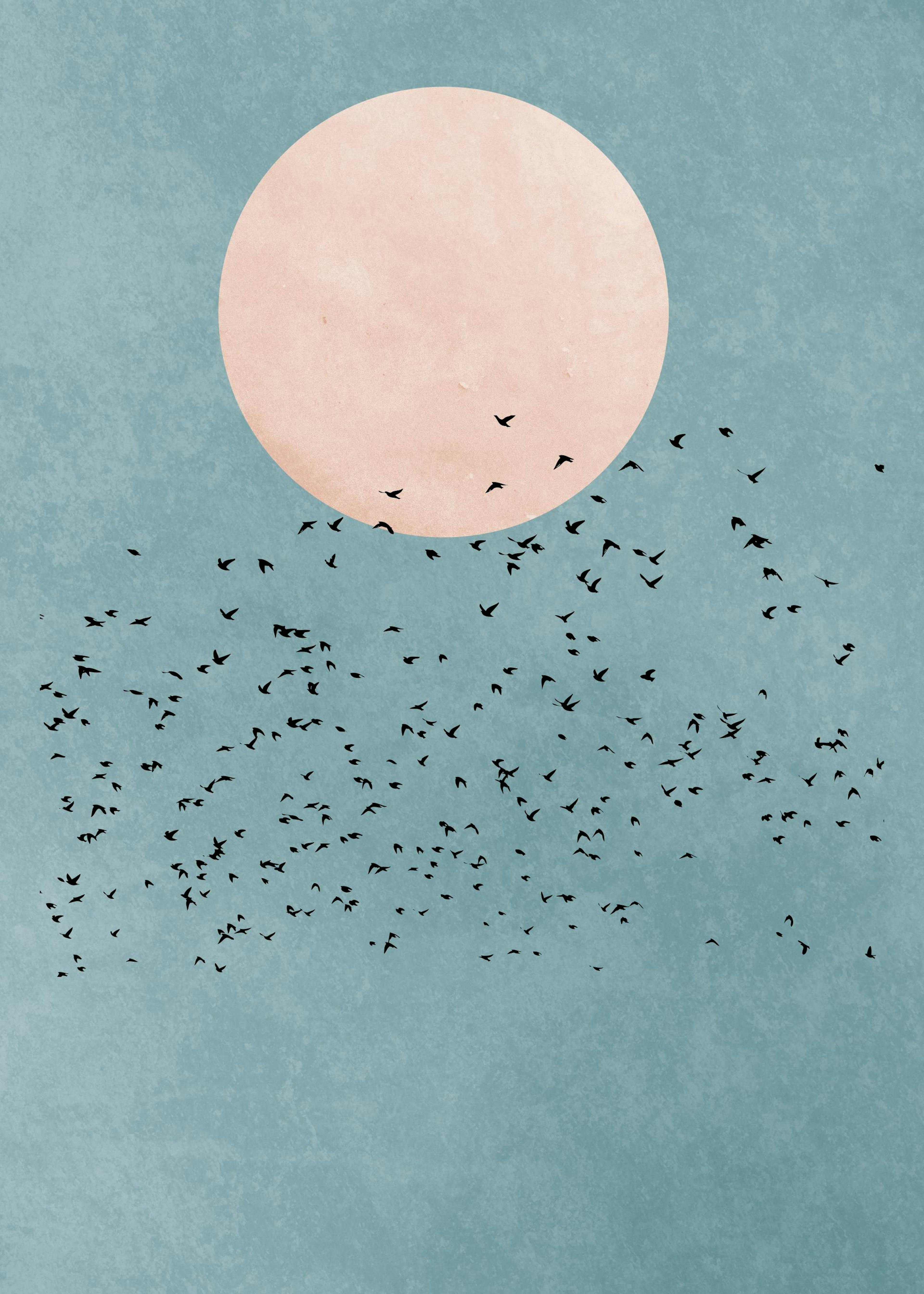 Boris Draschoff / Kubistika - Birds Fly Away Print 0