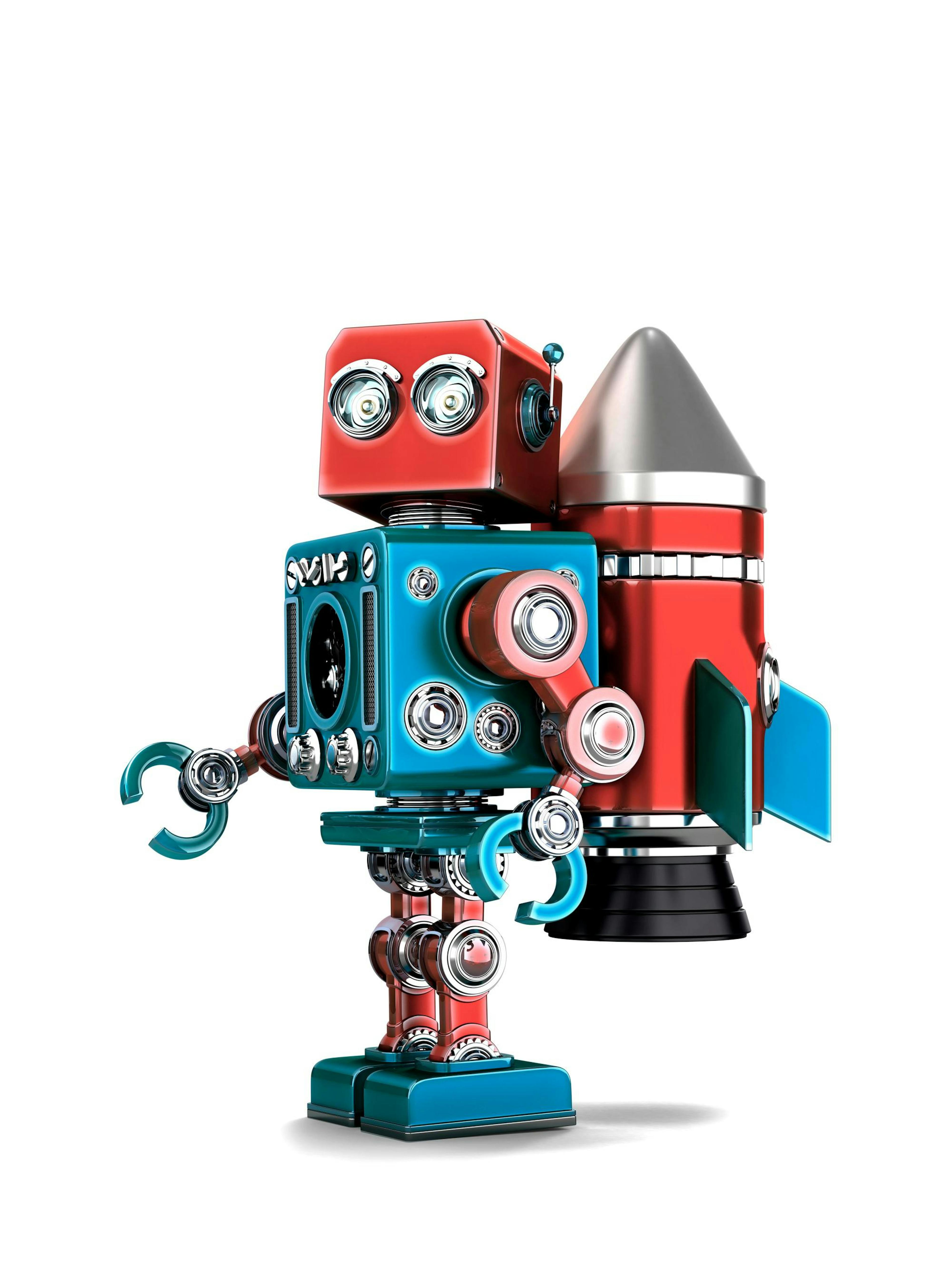Vintage Robot Print