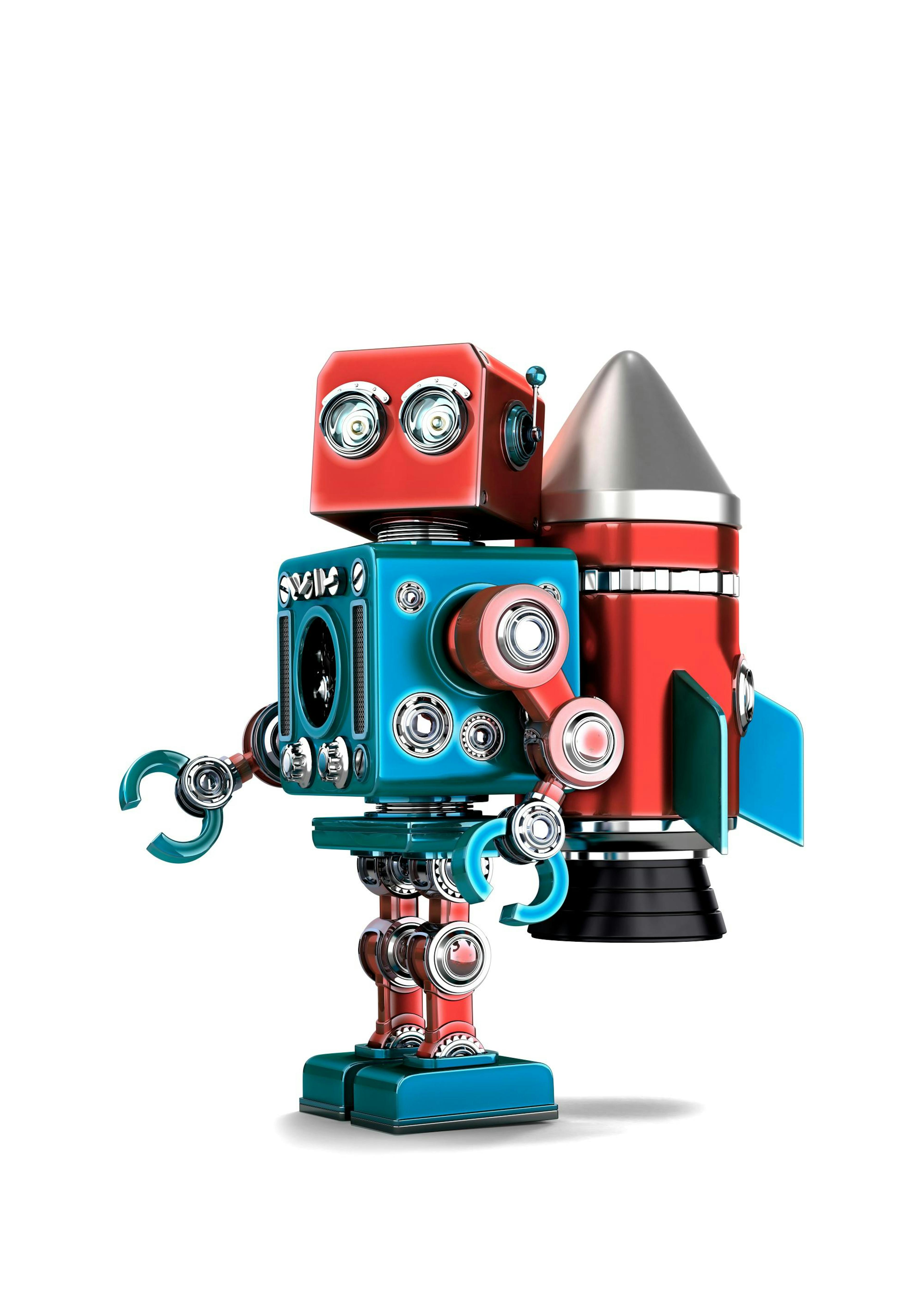 Vintage Robot Affiche 0
