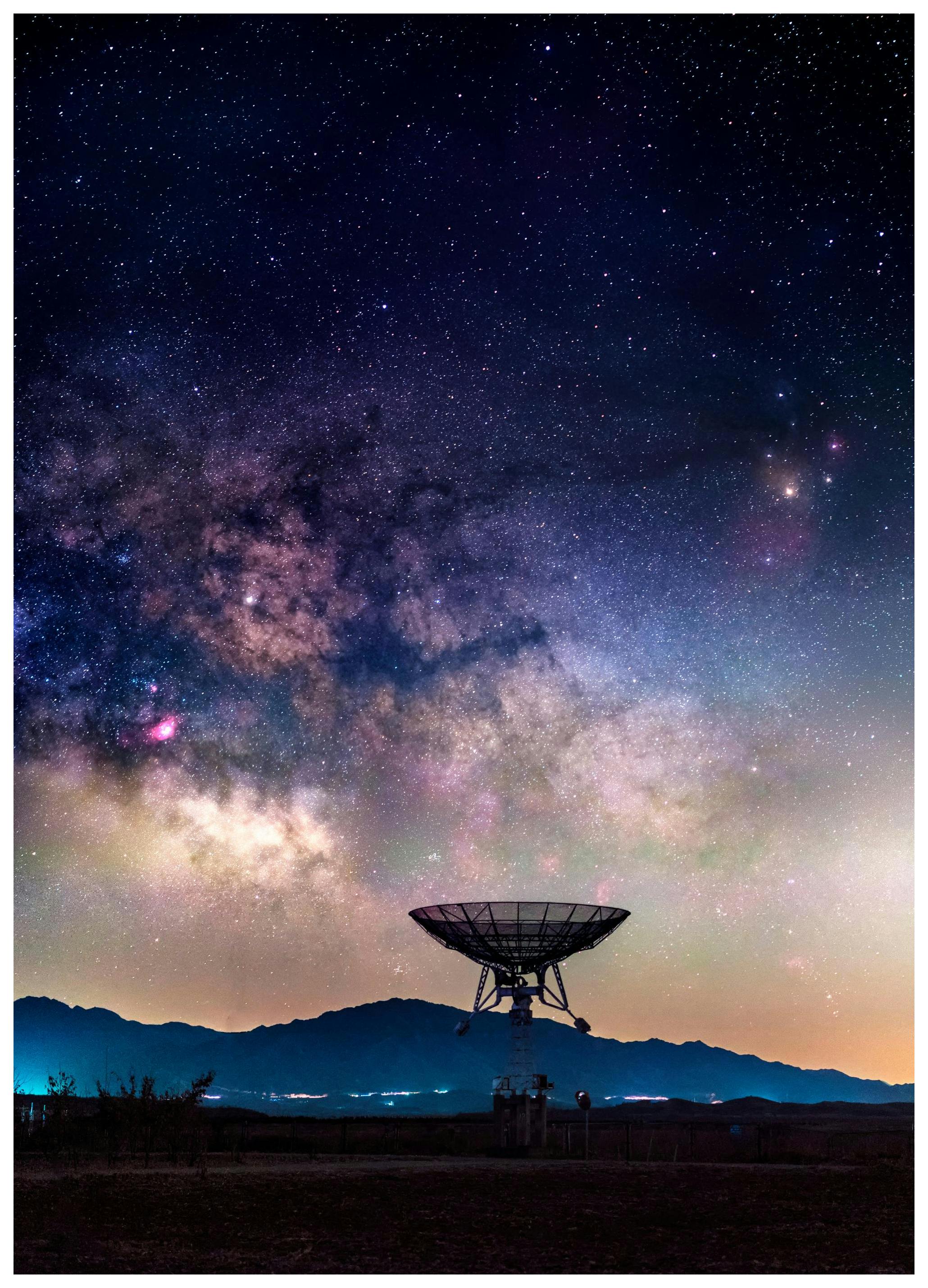 Radio Telescope Plakat (50x70 cm) - Plakater > Naturplakater