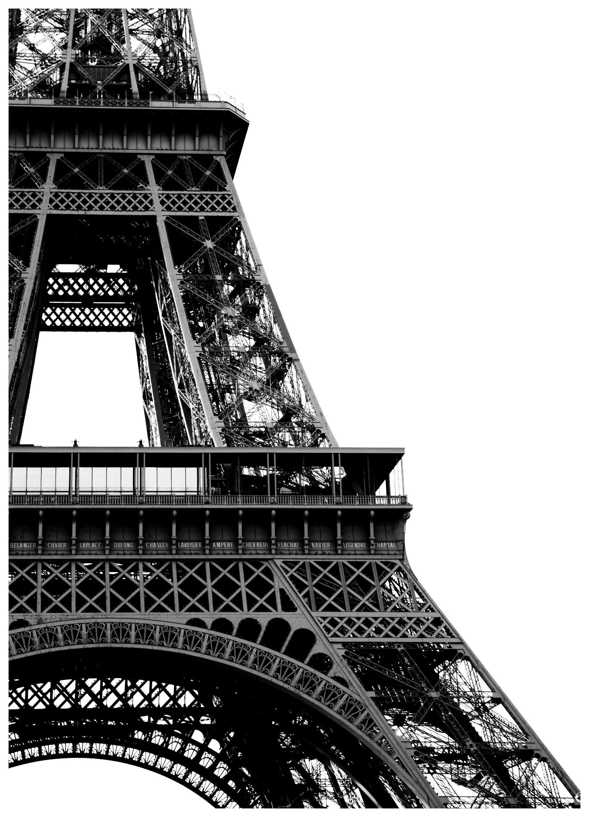 Eiffel Tower Close Up Print (100x150 cm)