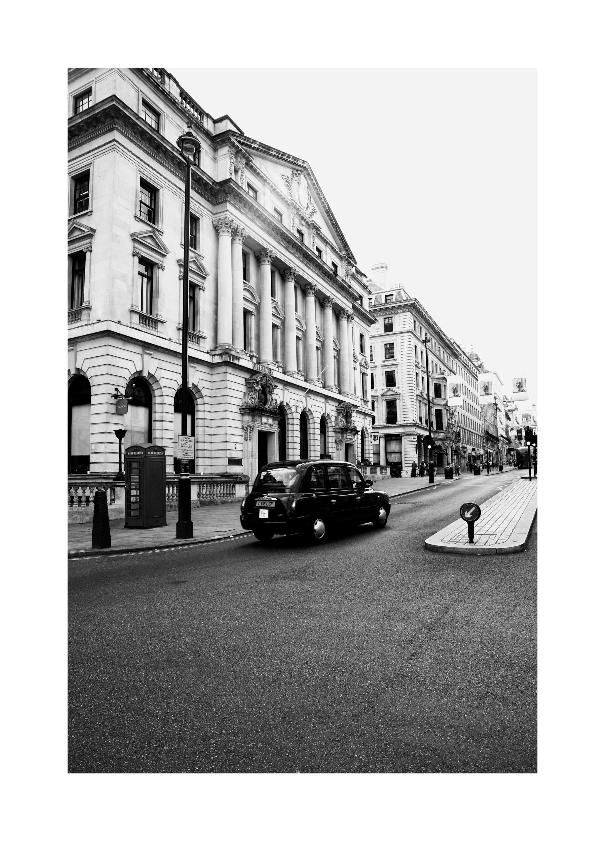 London Taxi Poster (30x40 cm)
