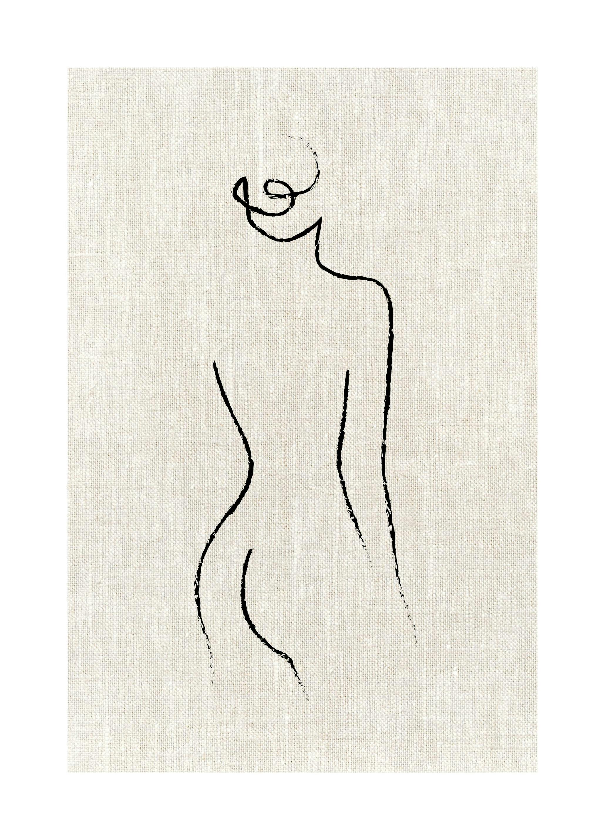 Texture Line Bun Plakat (30x40 cm) - Plakater > Kunstplakater > Illustrasjoner