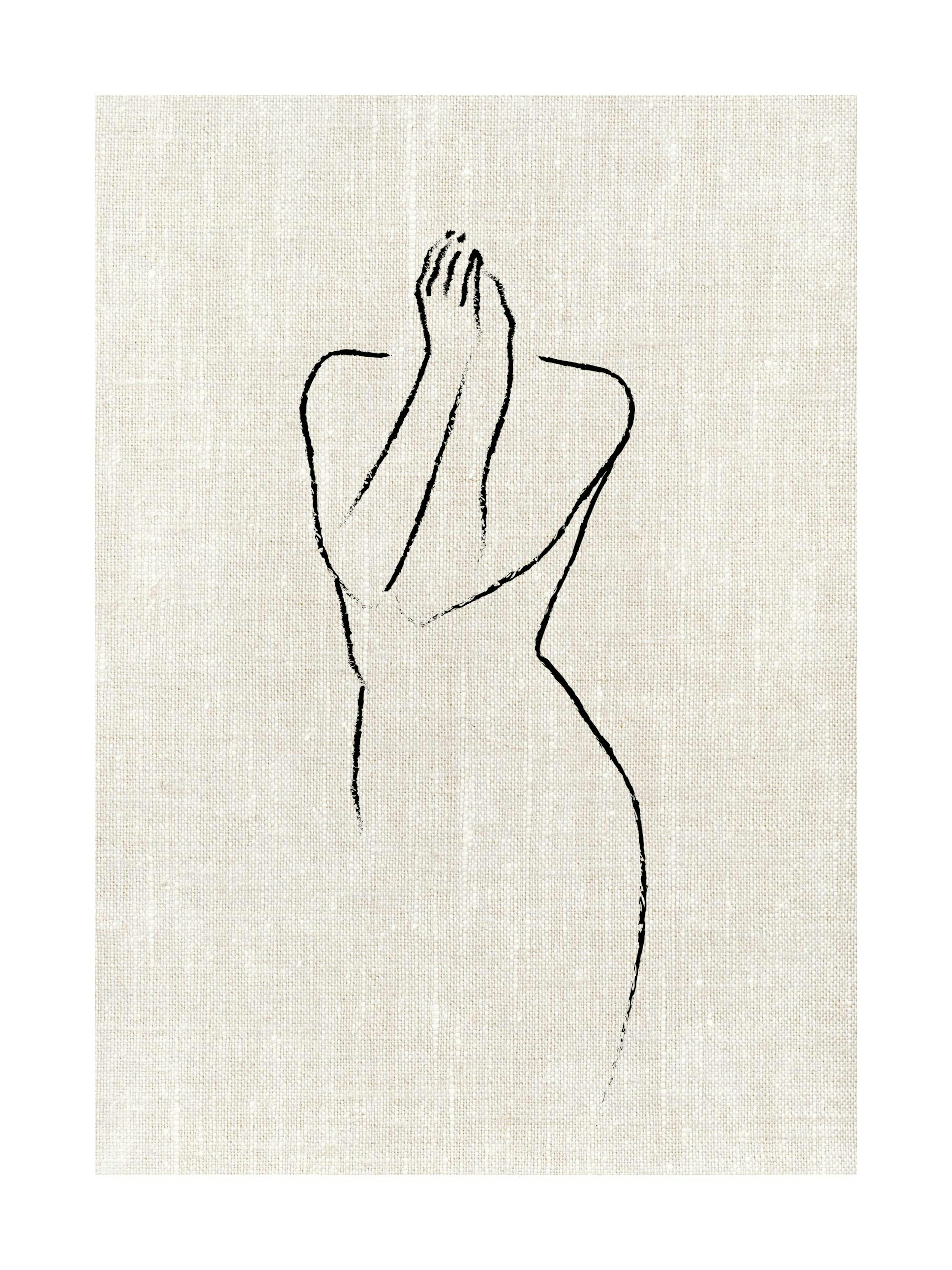 Texture Line Shoulders Poster