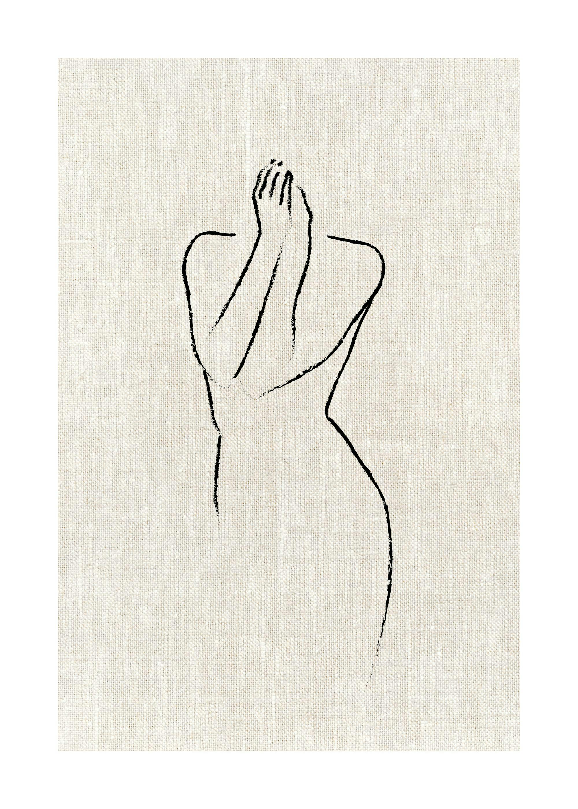 Texture Line Shoulders Poster 0