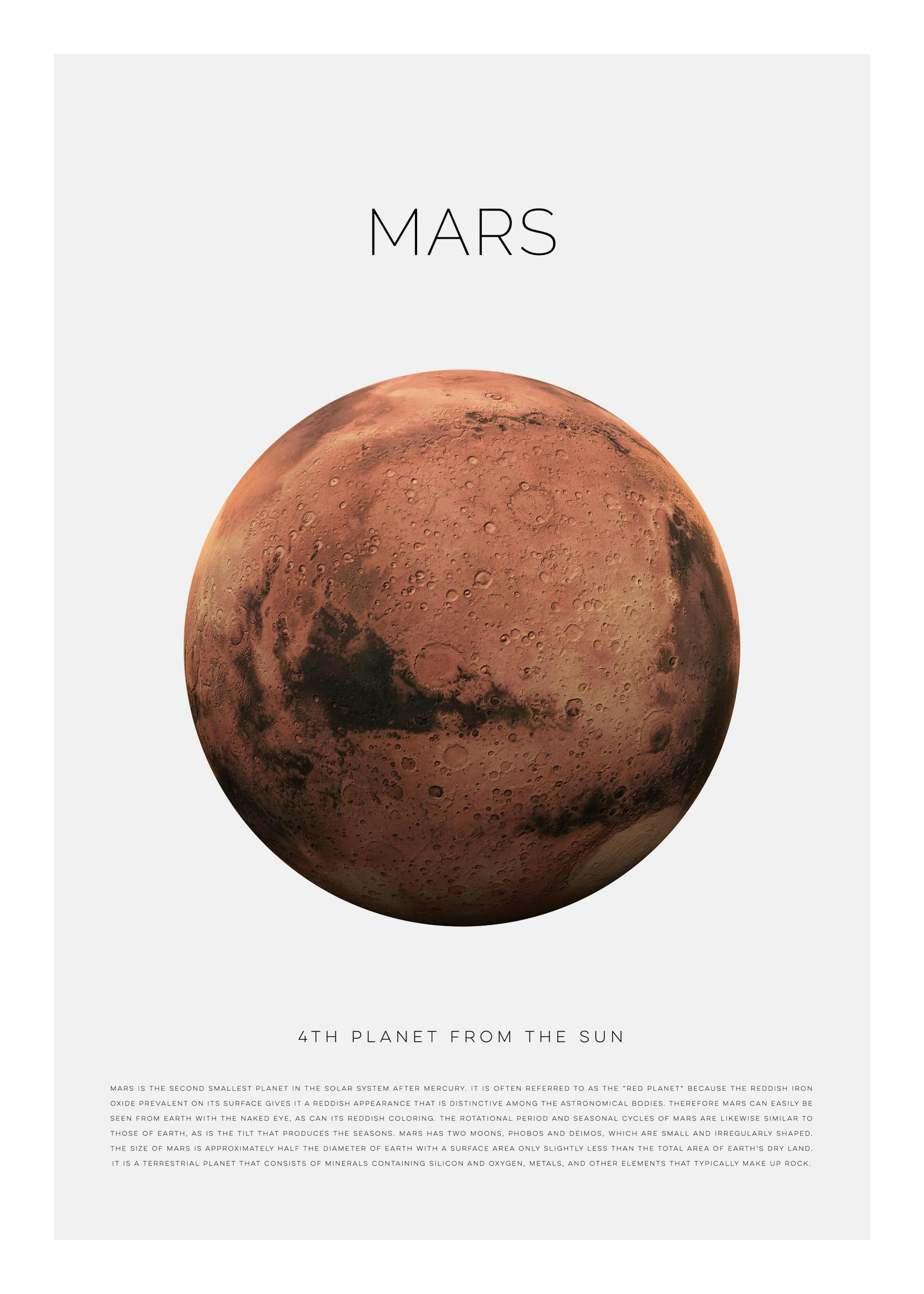 Planet Mars Print 0