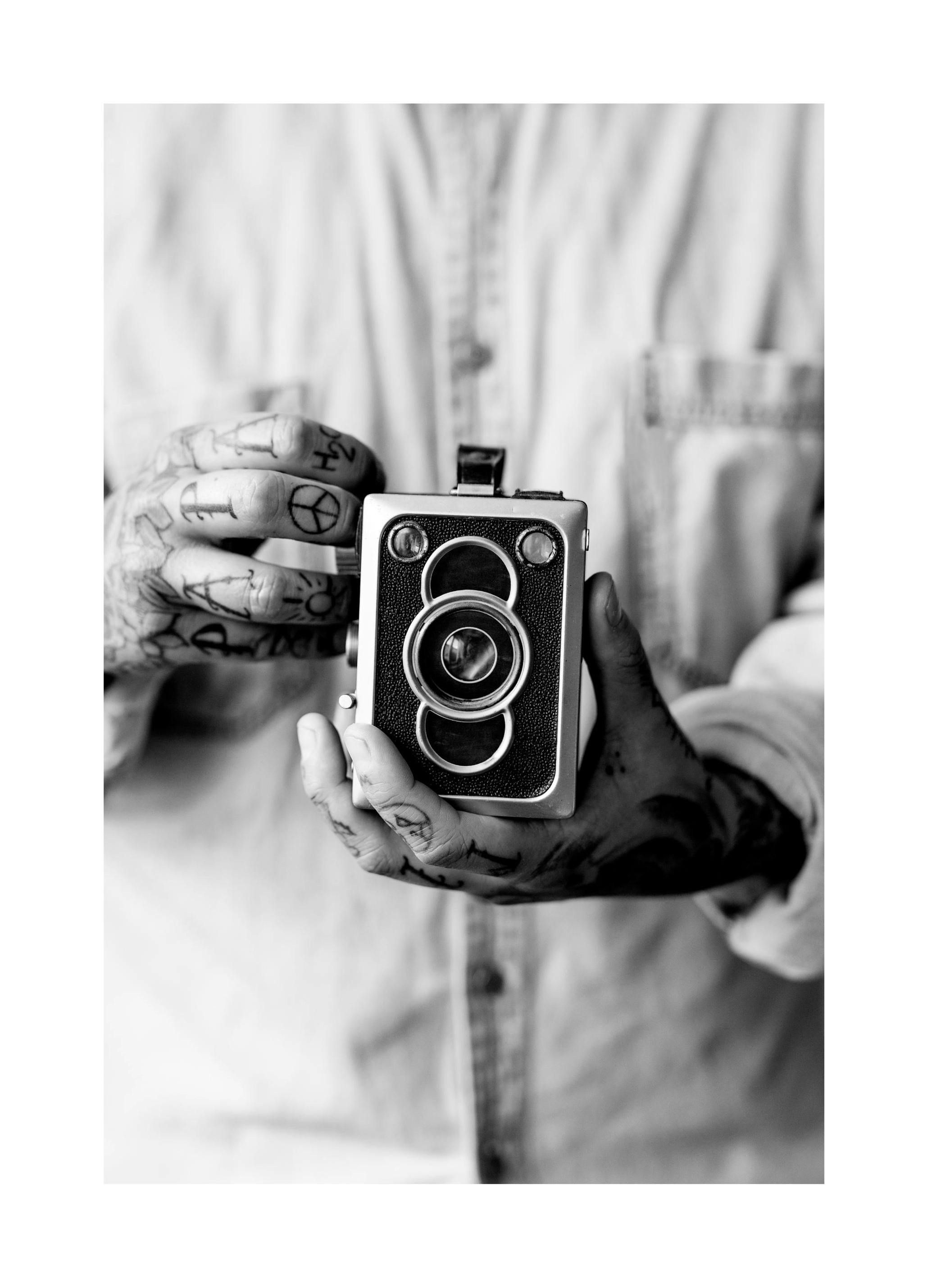 Vintage Camera Poster (50x70 cm) - Fotokunst