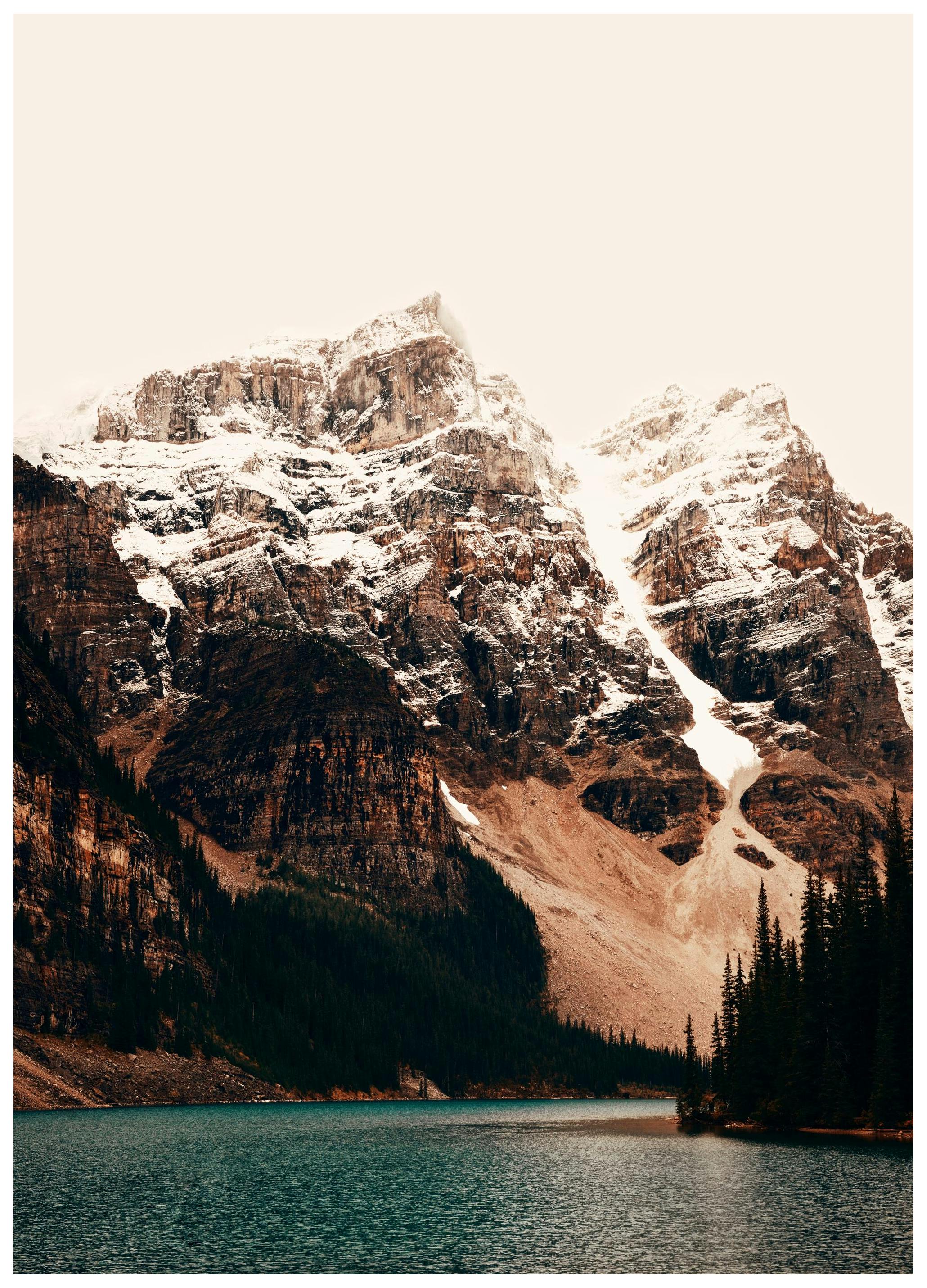 Mountain Lake Poster (50x70 cm) -  Bilder mit Naturmotiven