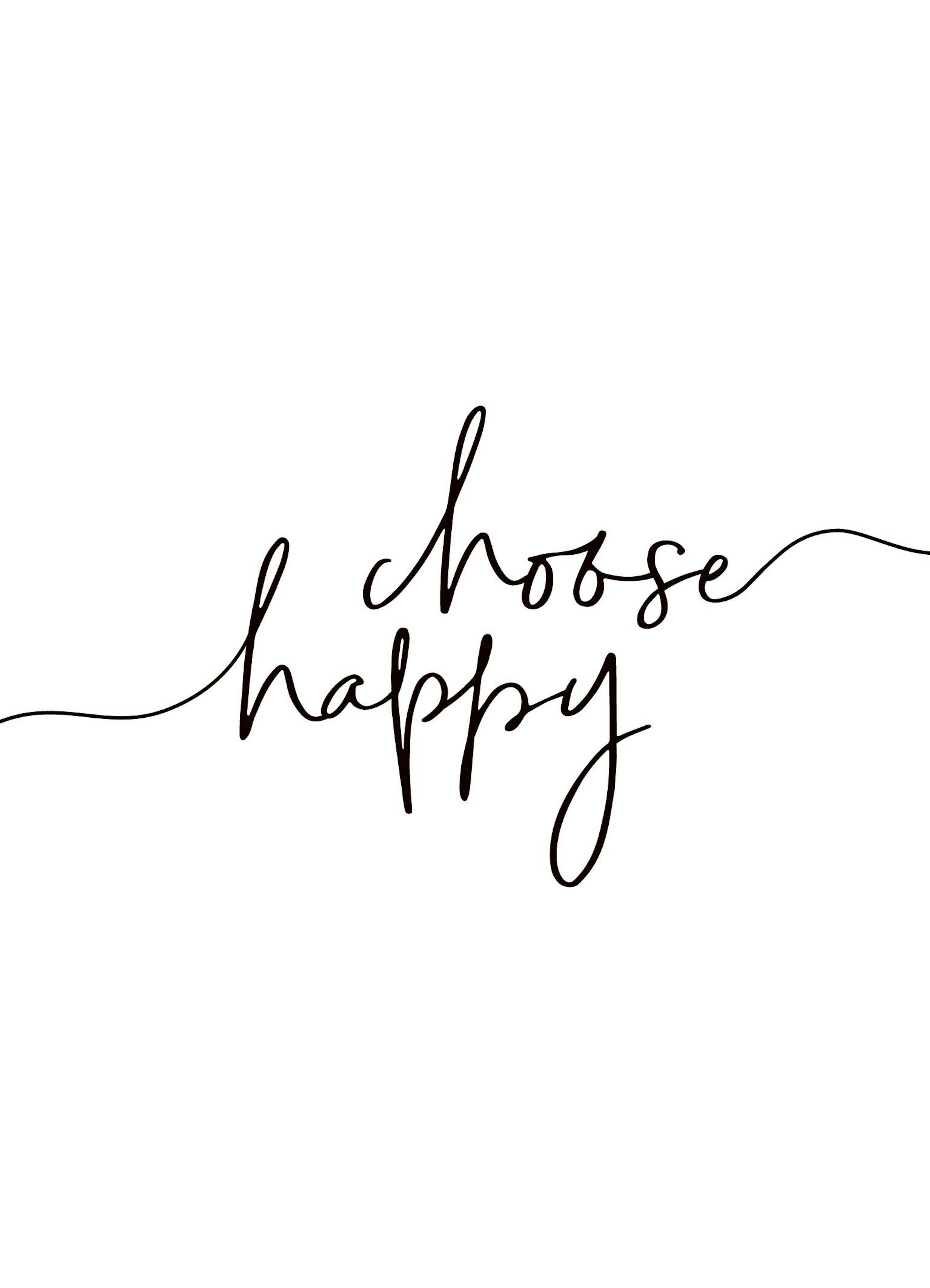 Choose Happy Poster