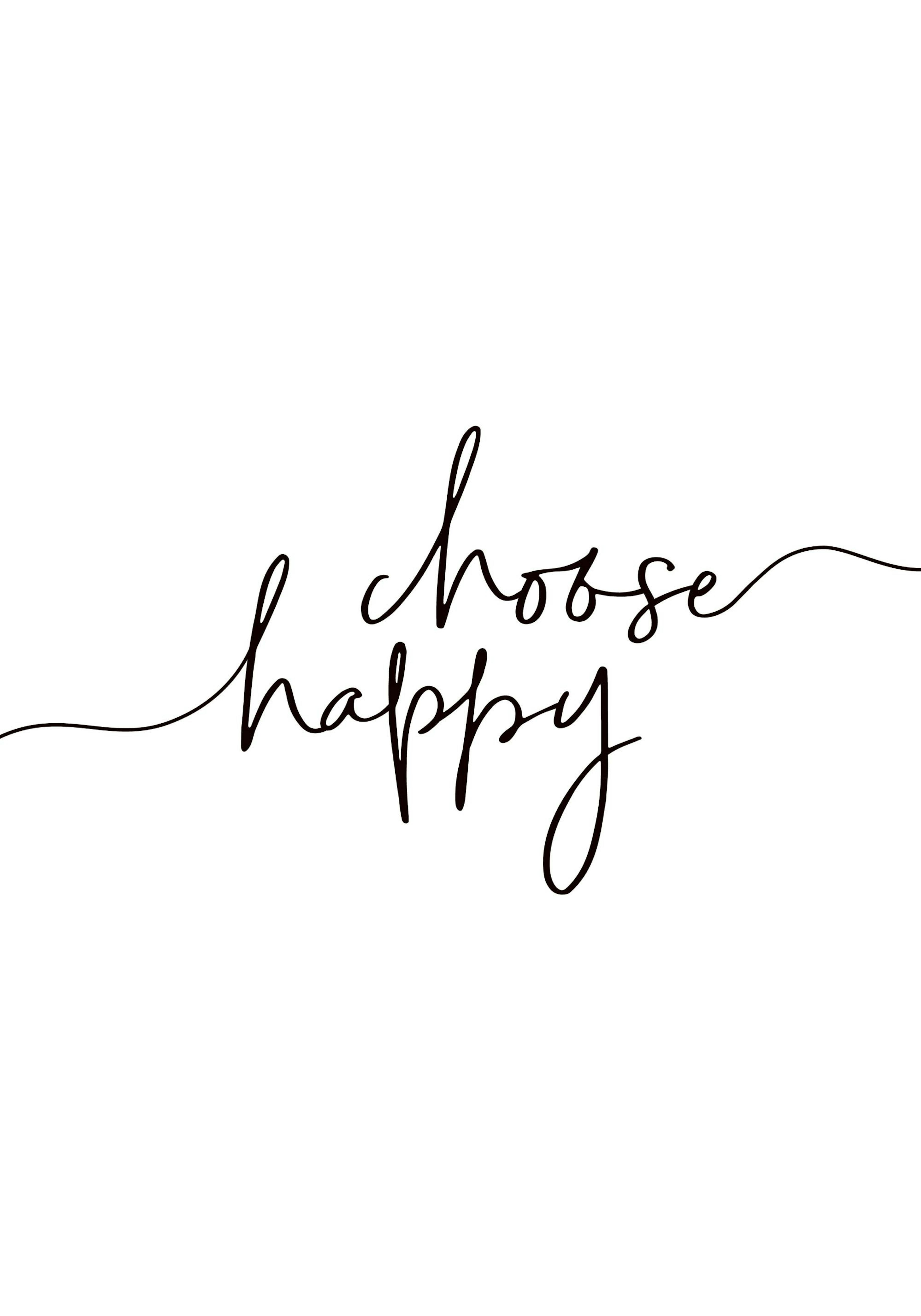 Choose Happy Print
