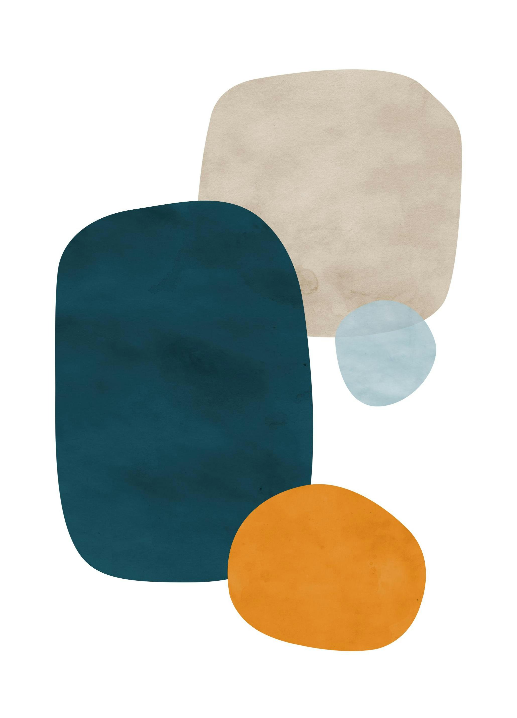 Prints - Color Shapes No1 Print (50x70 cm) - Art prints