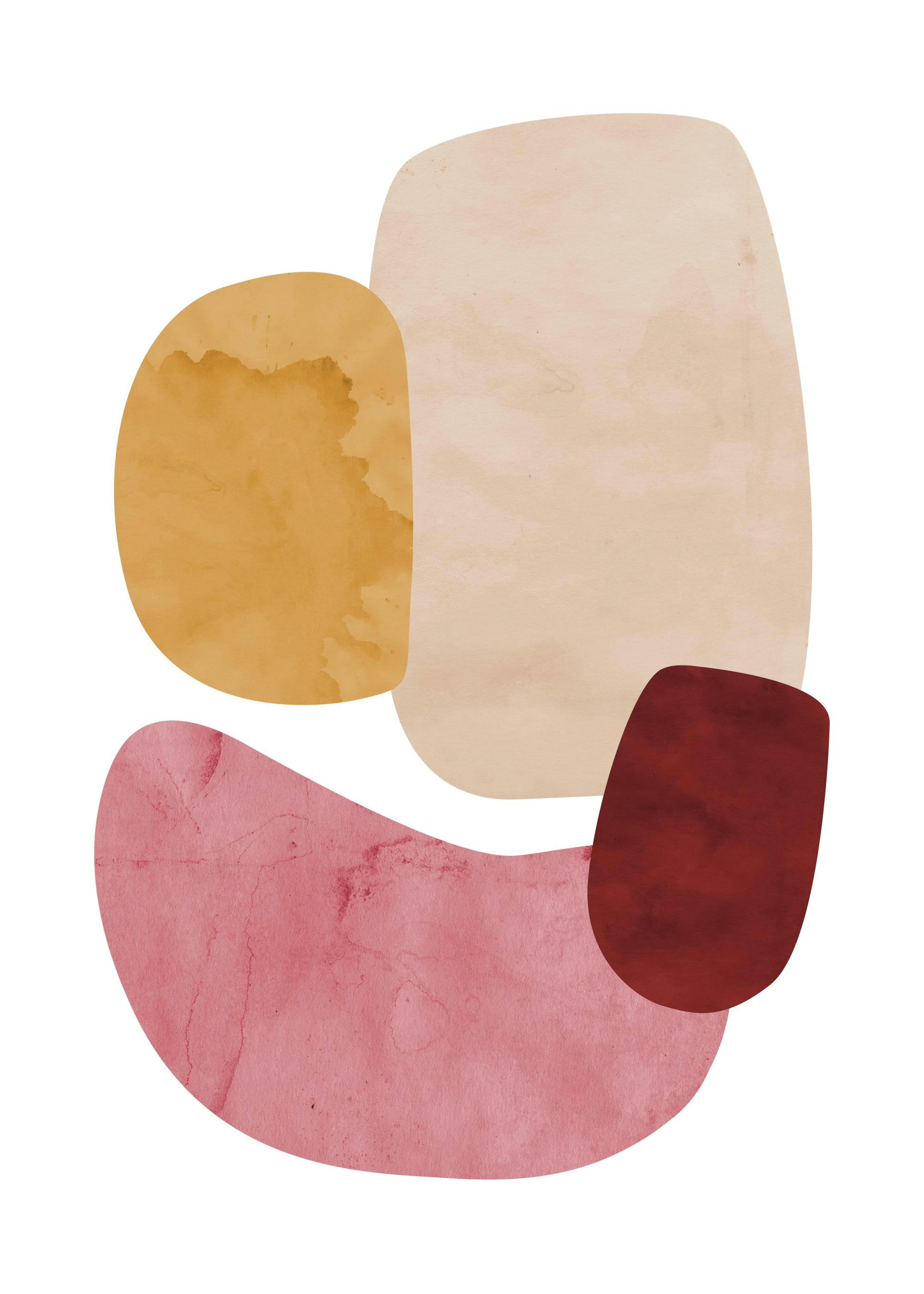 Color Shapes No2 Plakát