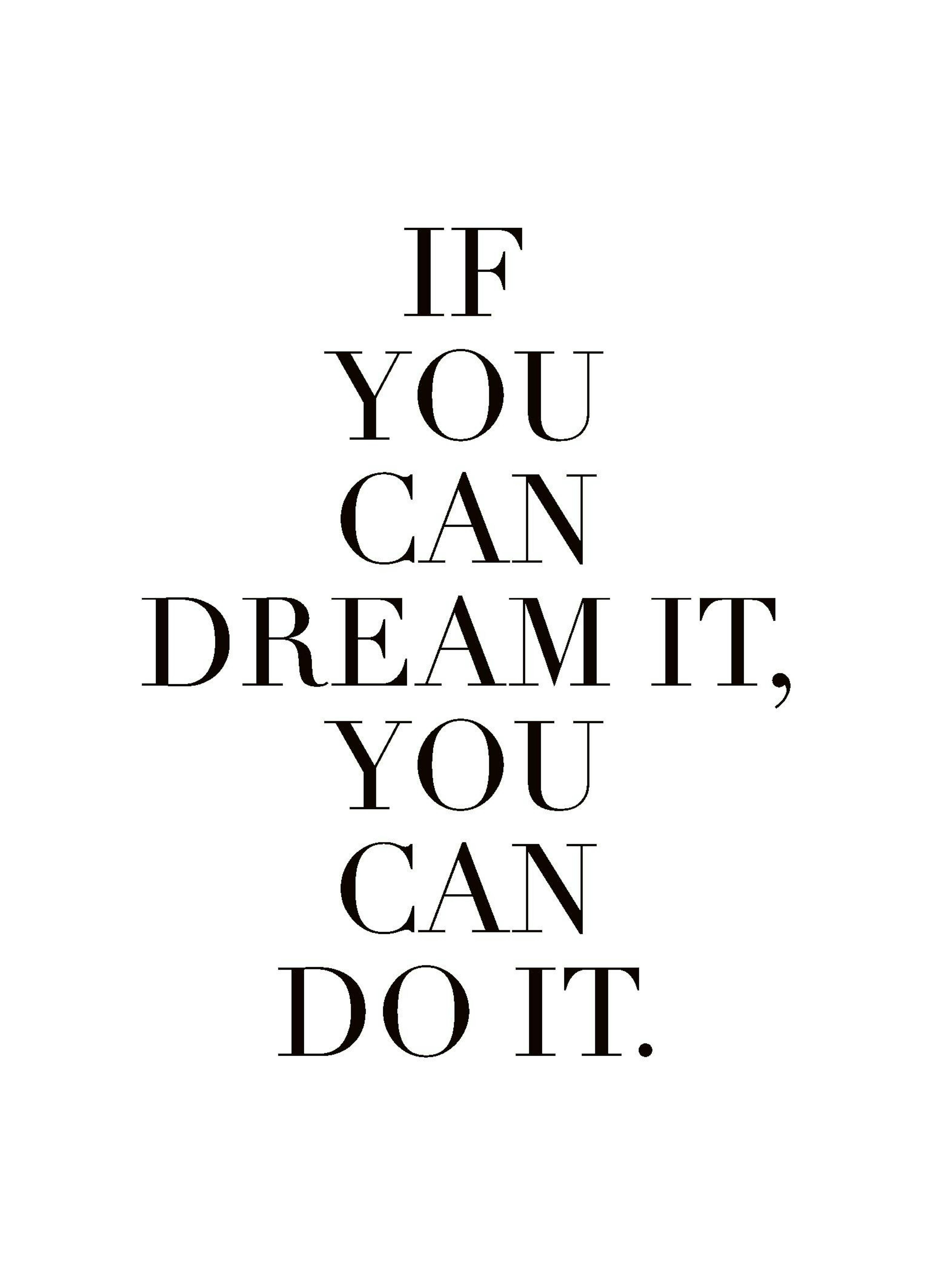 Dream it Poster