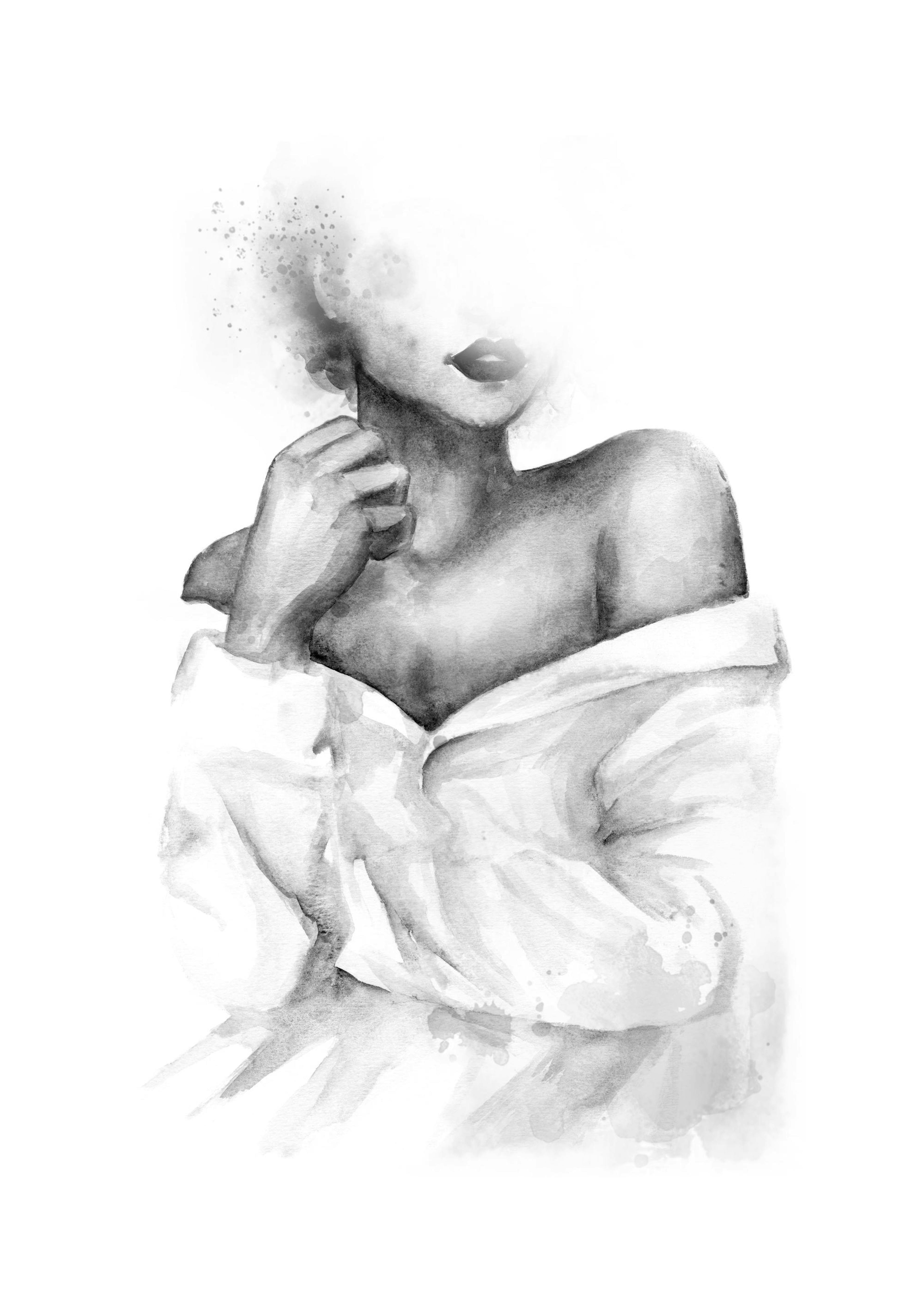 Shoulder Watercolor Affiche 0