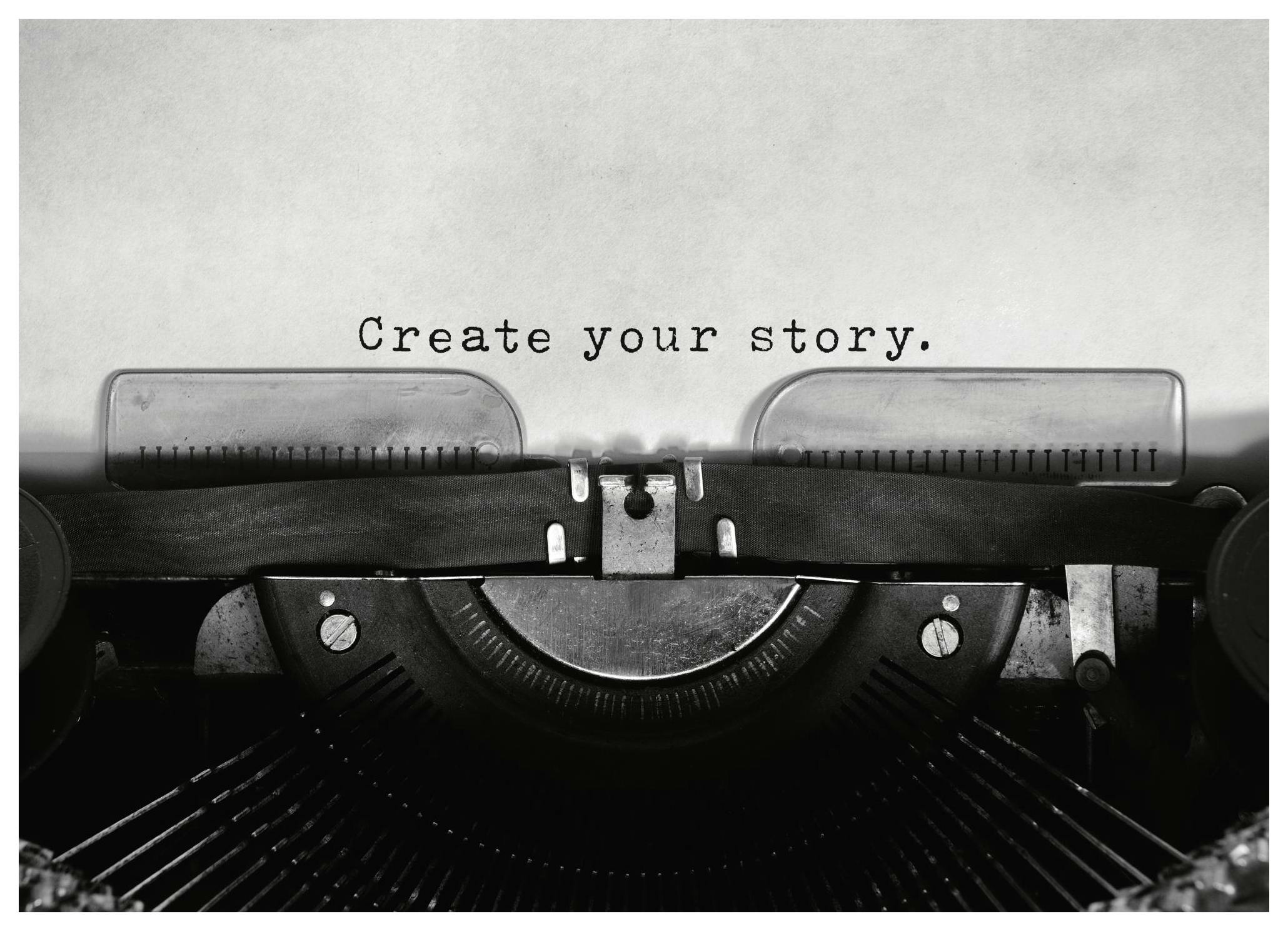 Create Your Story Plakat (50x70 cm) - Plakater > Tekstplakater